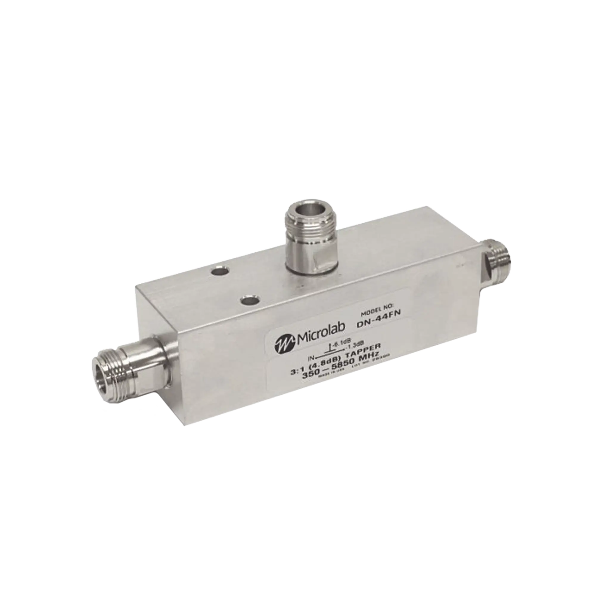 SEPARADOR 30dB (1000:1) Tap 350-5930MHz 500W -161dBc TIPO N IP67 .