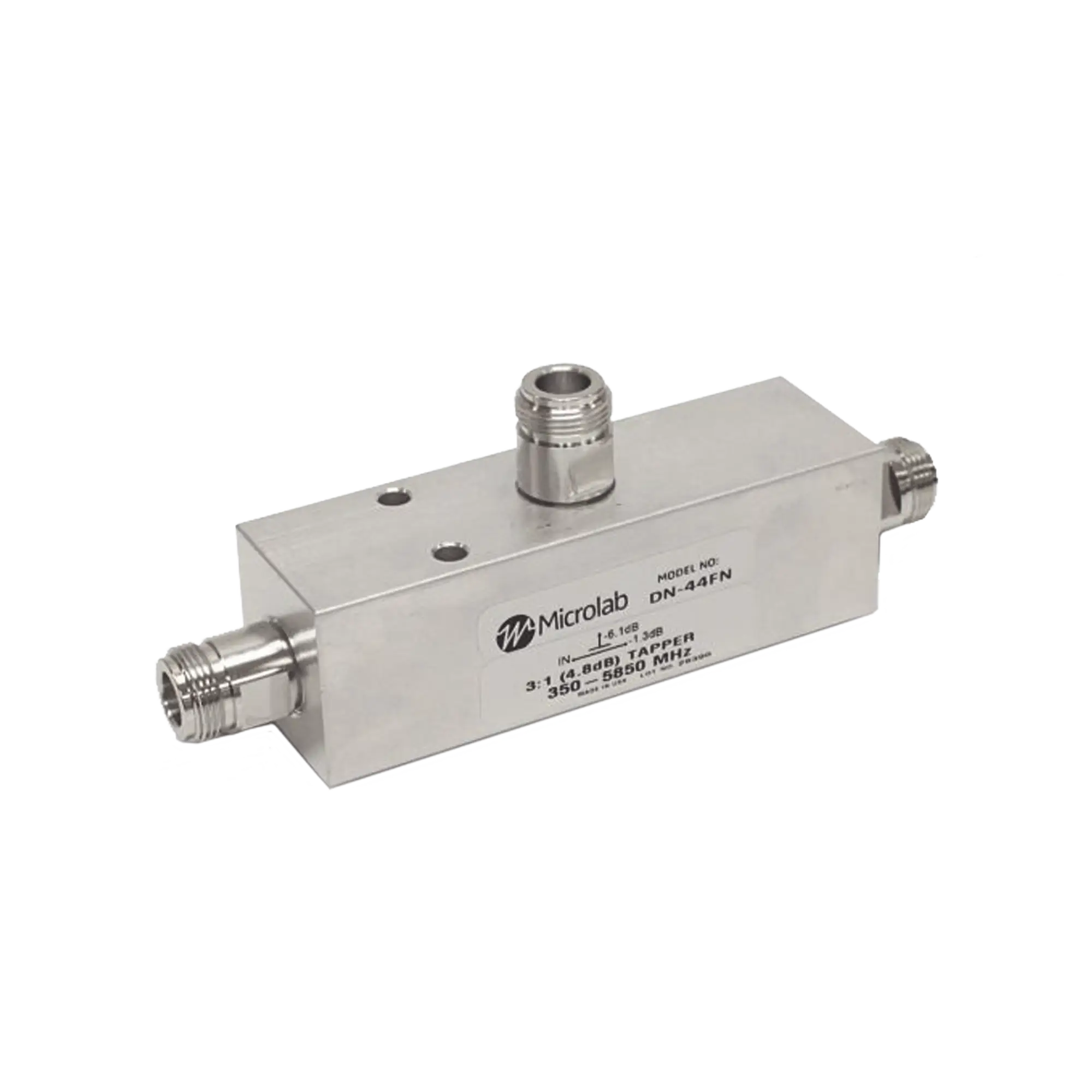 SEPARADOR 4.8dB (3:1) Tap 350-5930MHz 500W -161dBc TIPO N IP67 .