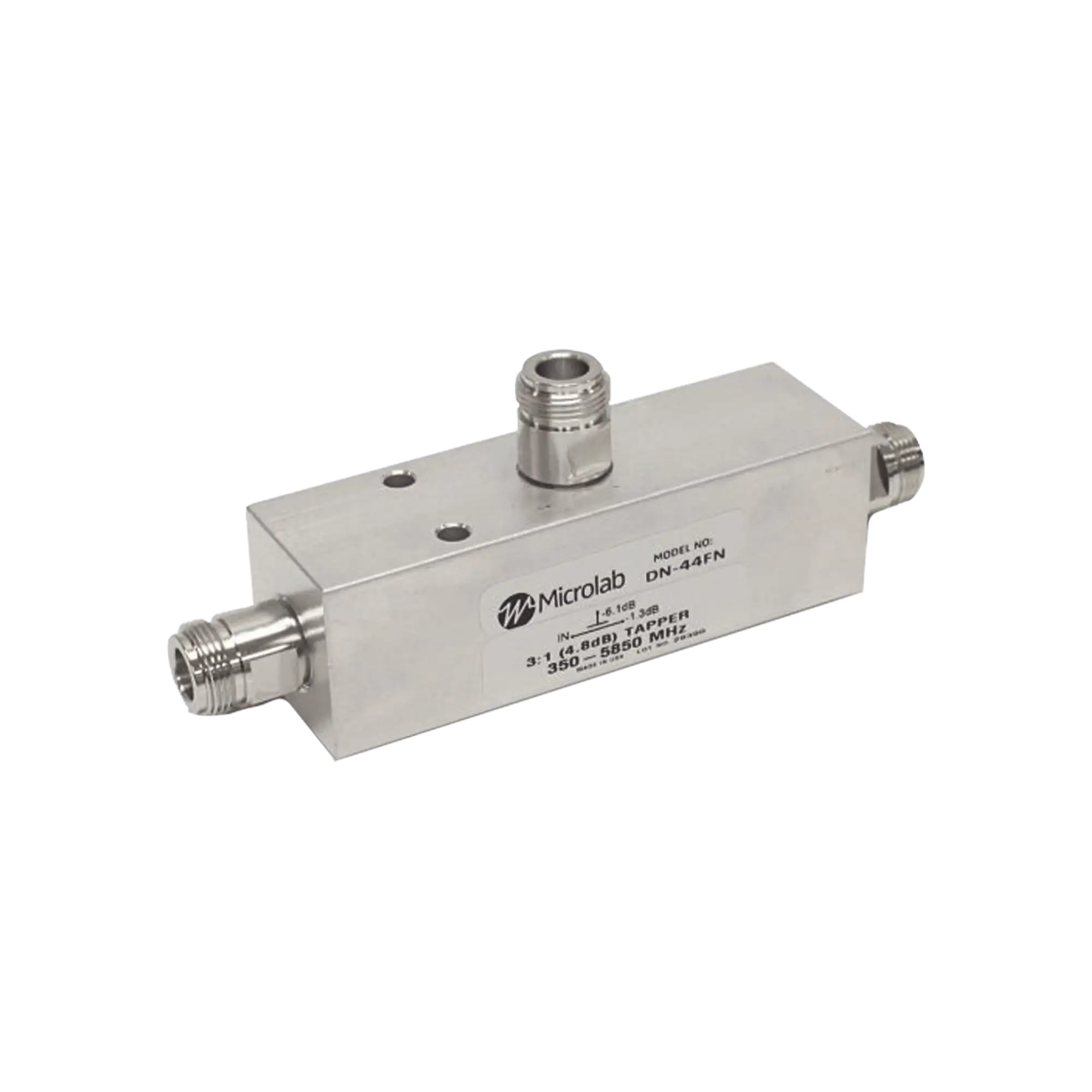 SEPARADOR 8dB (6:1) Tap 350-5930MHz 500W -161dBc TIPO N IP67 .