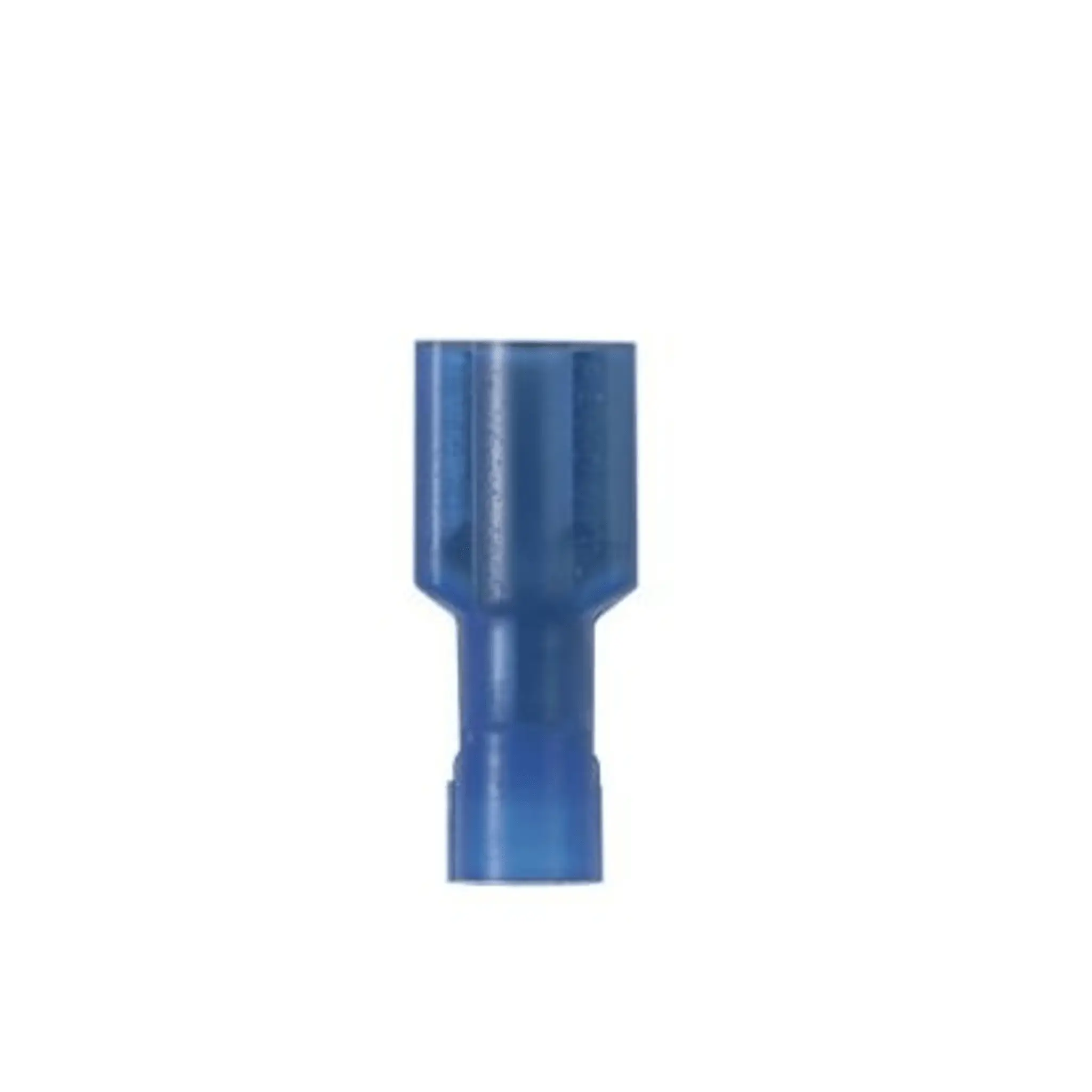 Terminal de Desconexión Hembra Pan-Term™ a 90º, Color Azul, Nylon, para cable 14-16 AWG, 0.250 x 0.032 » (6.3 x 0.8mm)