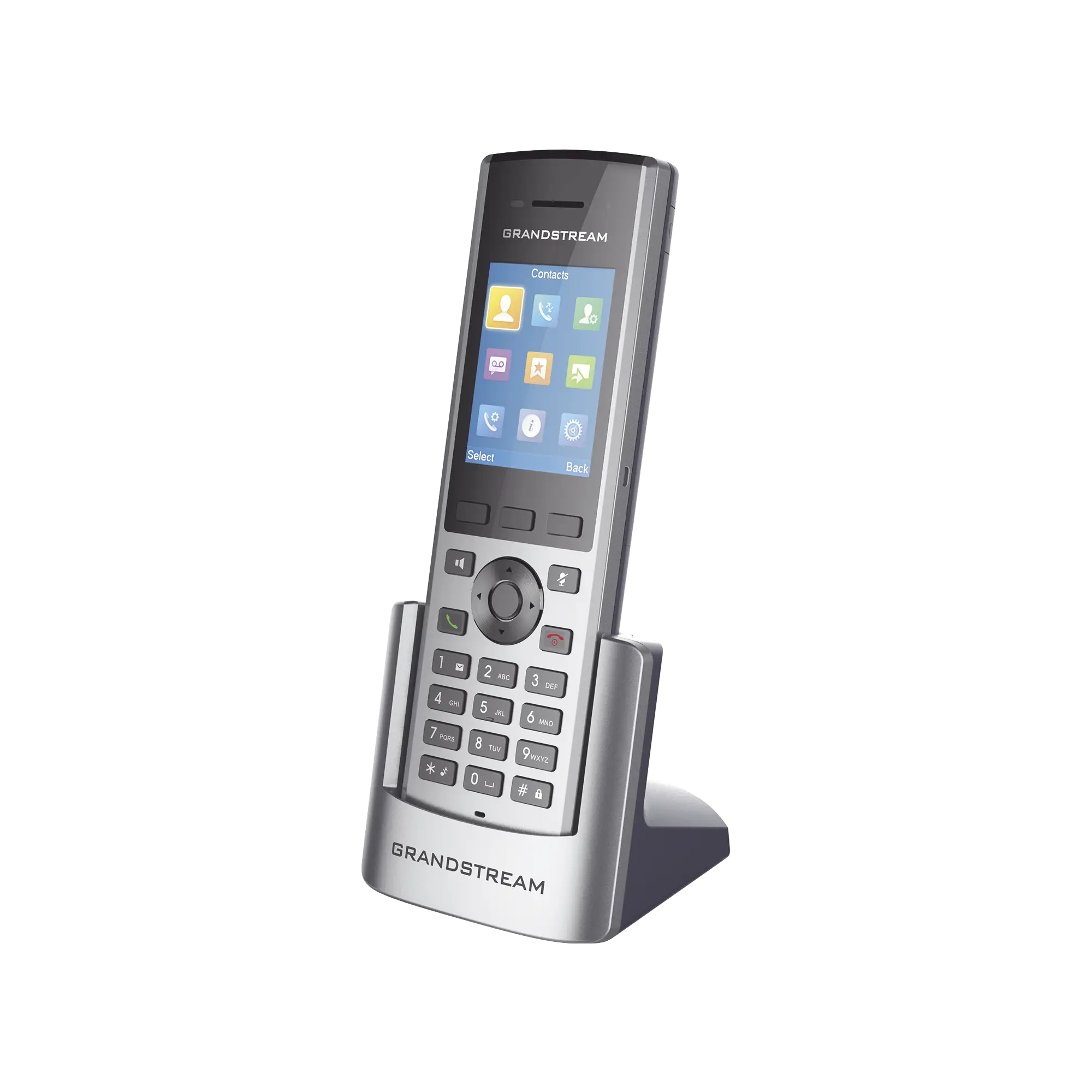 Teléfono HD con tecnología DECT largo alcance, con pantalla a color LCD
