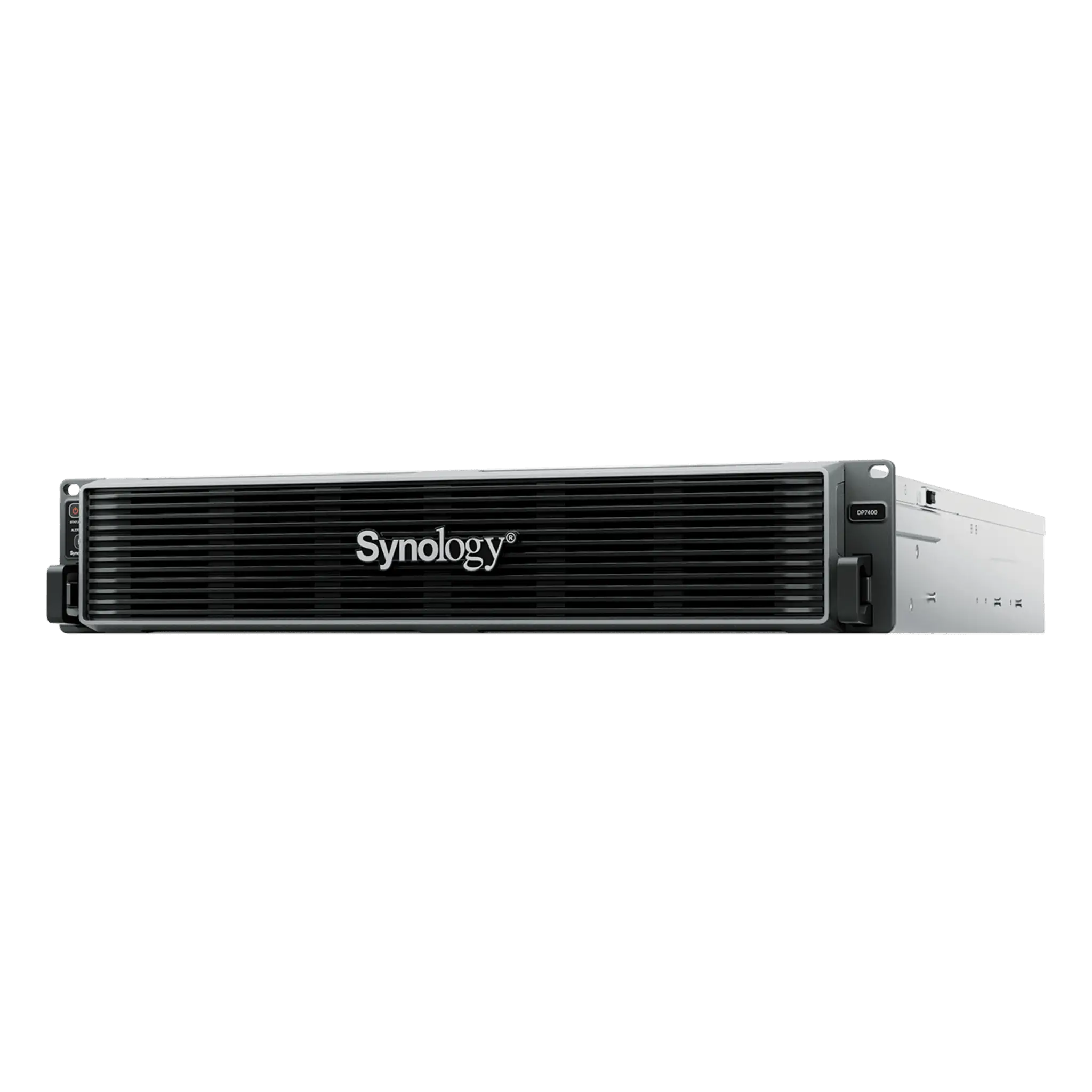 Dispositivo de Protección de Datos Synology ActiveProtect DP7400 | 2U Rack | AMD EPYC 7272 | 64 GB RAM | 10 HDD 20 TB RAID 6 | 2 SSD 3840 GB RAID 1 | 10 GbE | Protección Ransomware | Inmutabilidad WORM | Gestión Centralizada.