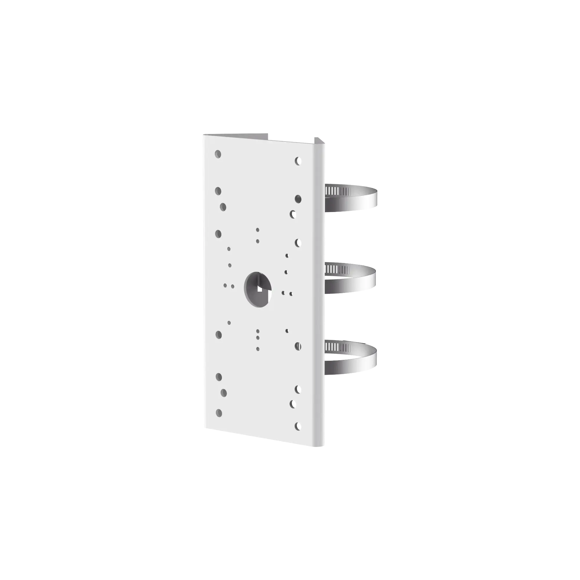 Montaje para Poste / Compatible con PTZ HIKVISION / Acero Inoxidable