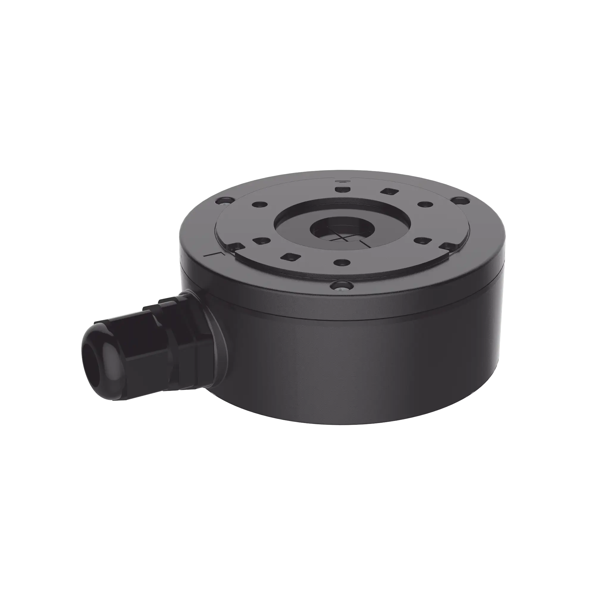 Caja de Conexión de Metal Color Negro / Exterior IP66 / Compatible con DS-2CD1043G2-LIUF/BLACK & DS-2CD2043G2-I(U)(BLACK)