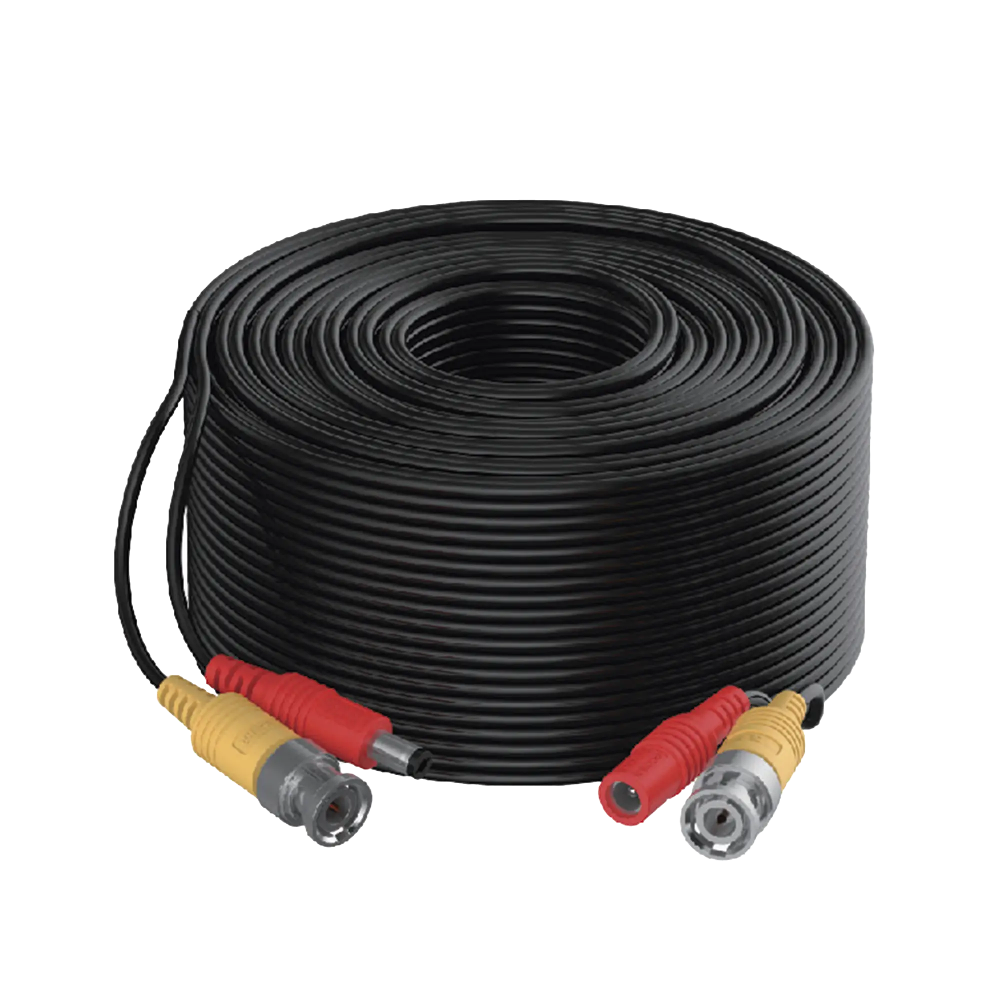 Cable Coaxial Siames (Mini RG59) + Alimentación / 20 Metros de Distancia / CCA / Soporta 1080p (2 Megapixel) hasta 4K (8 Megapixel) / Uso Interior y Exterior