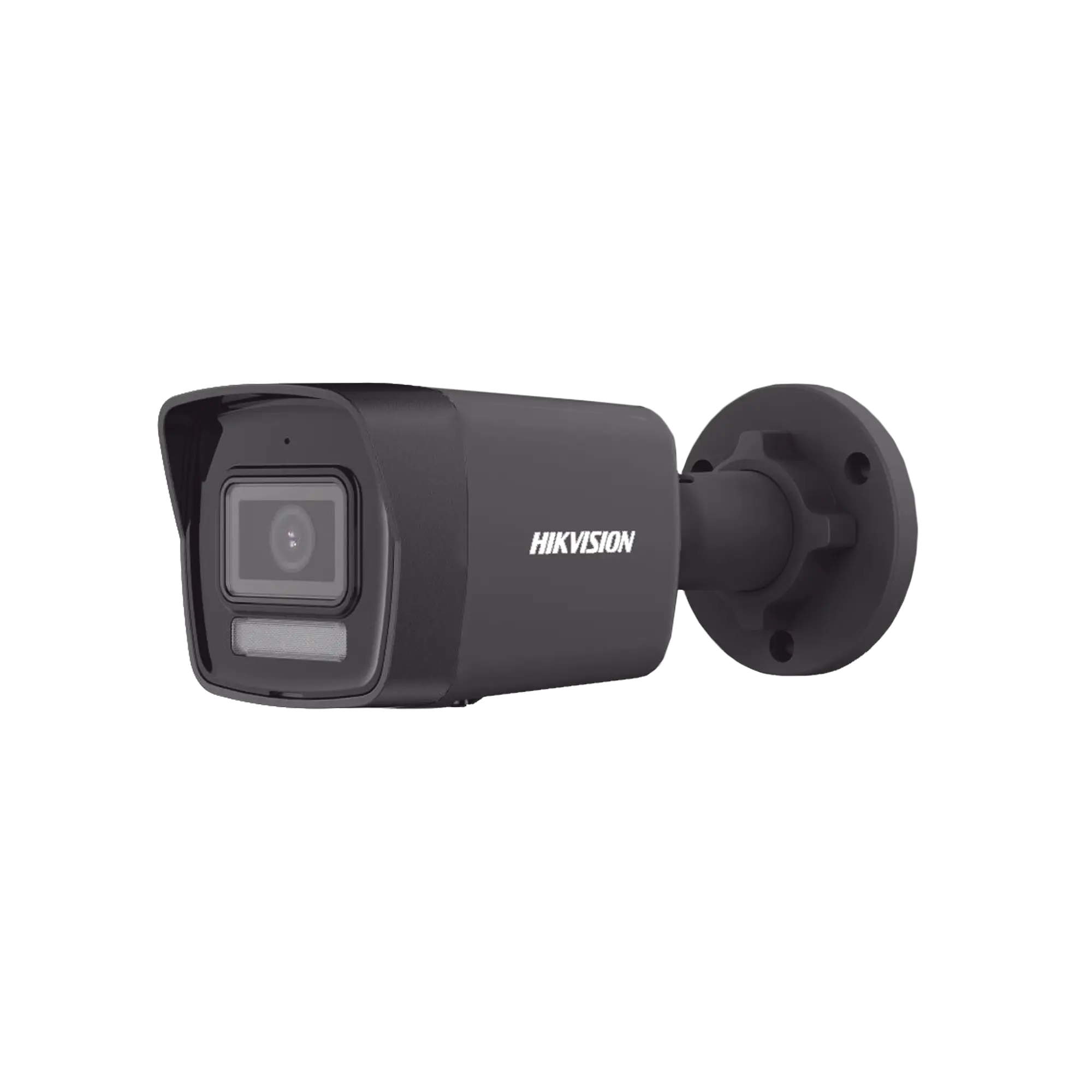 [Dual Light] Bala IP 4 Megapixel / Color Negro /  Lente 2.8 mm / 30 mts IR + 30 mts Luz Blanca / Micrófono Integrado / ACUSENSE Lite / Exterior IP67 / H.265 / PoE  / Micro SD