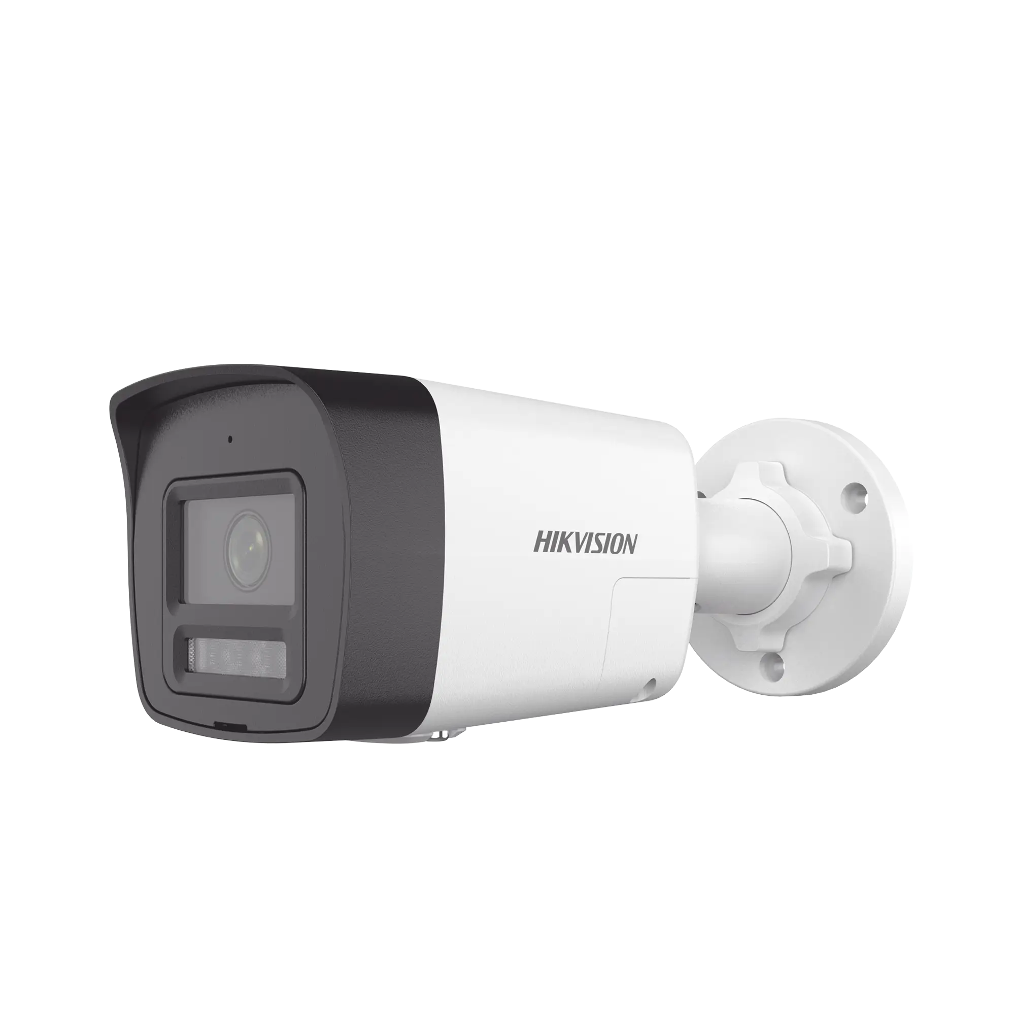 [PROTECCIÓN ACTIVA] Bala IP 4 Megapixel / Lente 2.8 mm / Dual Light (30 mts IR + 20 mts Luz Blanca)  / Audio de Dos Vías /  Luz Intermitente y Alerta de Audio / Micrófono Integrado / ACUSENSE Lite / Exterior IP67 / H.265 / PoE