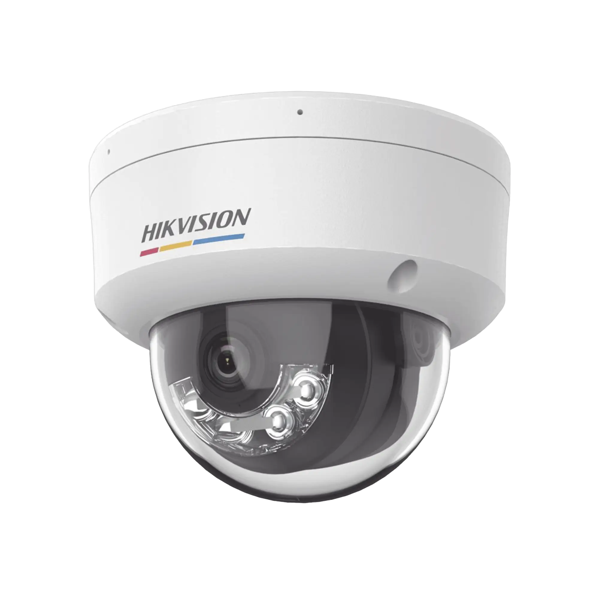 [Dual Light + ColorVu] Domo IP 6 Megapixel / Lente 2.8 mm / 30 mts IR + 30 mts Luz Blanca / Micrófono Integrado / ACUSENSE Lite / Exterior IP67 / IK08 / dWDR / PoE / Micro SD
