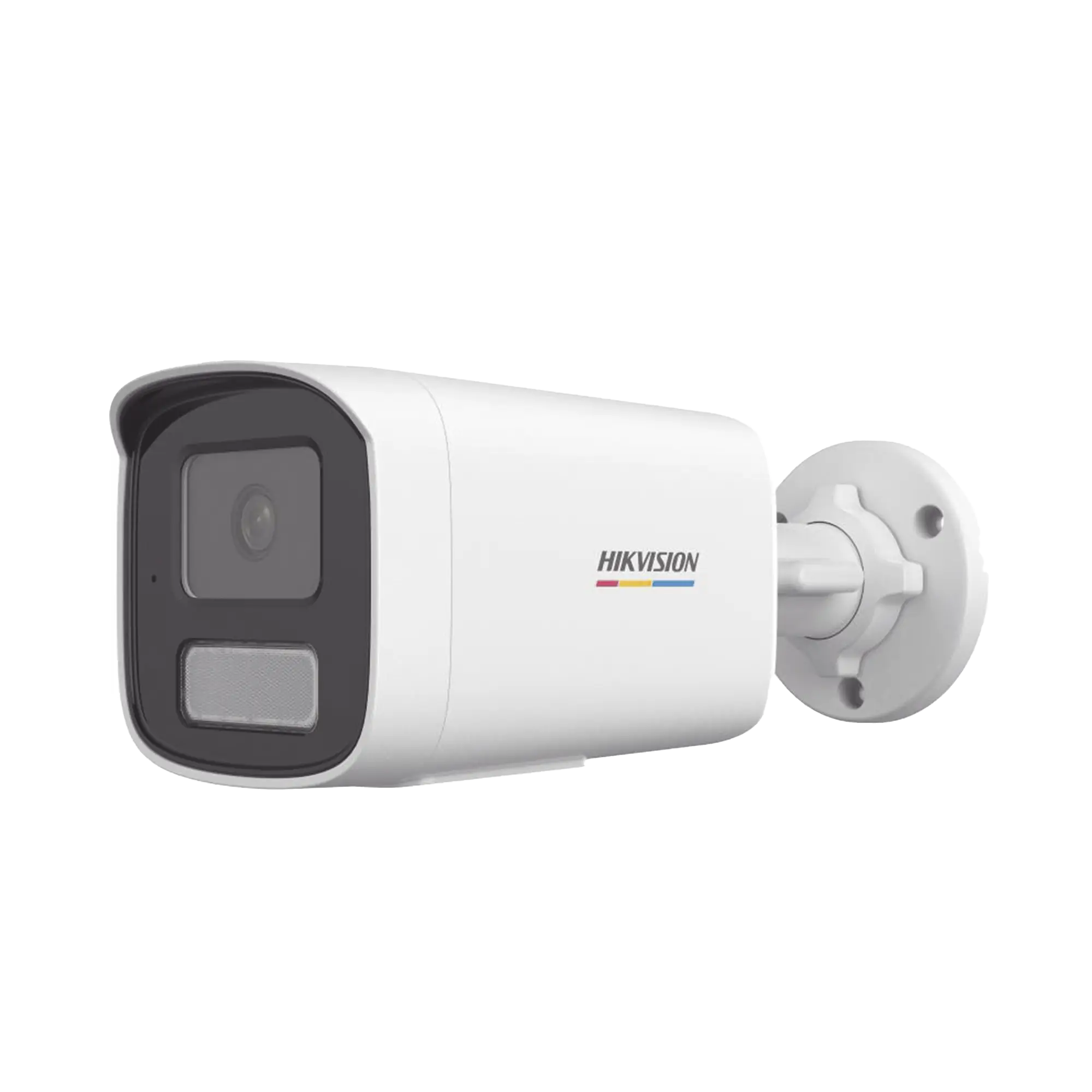 [Dual Light + ColorVu] Bala IP 4 Megapixel / Lente 4 mm / 50 mts IR + 50 mts Luz Blanca / Micrófono Integrado / ACUSENSE Lite / Exterior IP67 / WDR 120 dB / PoE / Micro SD