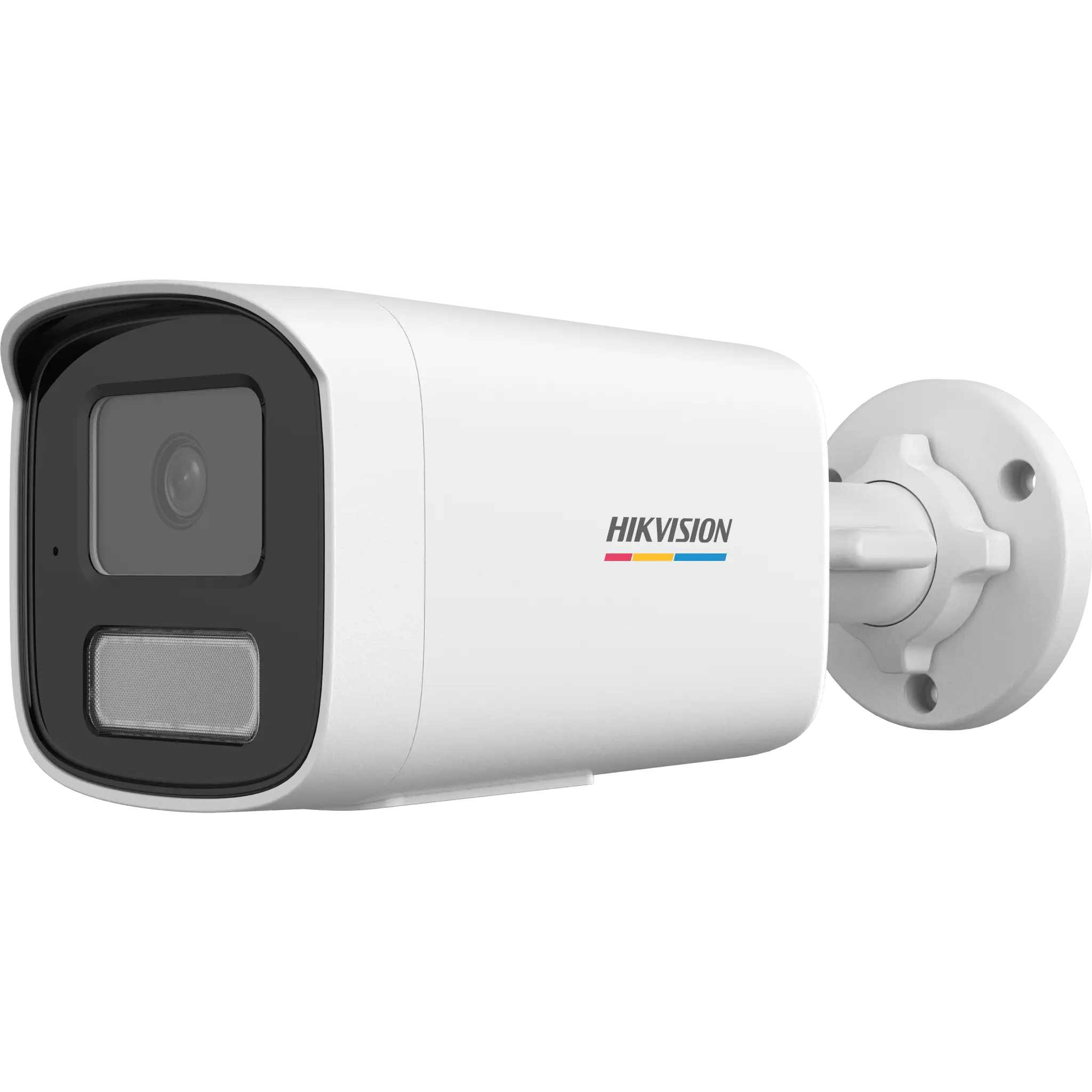 [Dual Light + ColorVu] Bala IP 4 Megapixel / Lente 4 mm / 50 mts IR + 50 mts Luz Blanca / Micrófono Integrado / ACUSENSE Lite / Exterior IP67 / WDR 120 dB / PoE / Micro SD