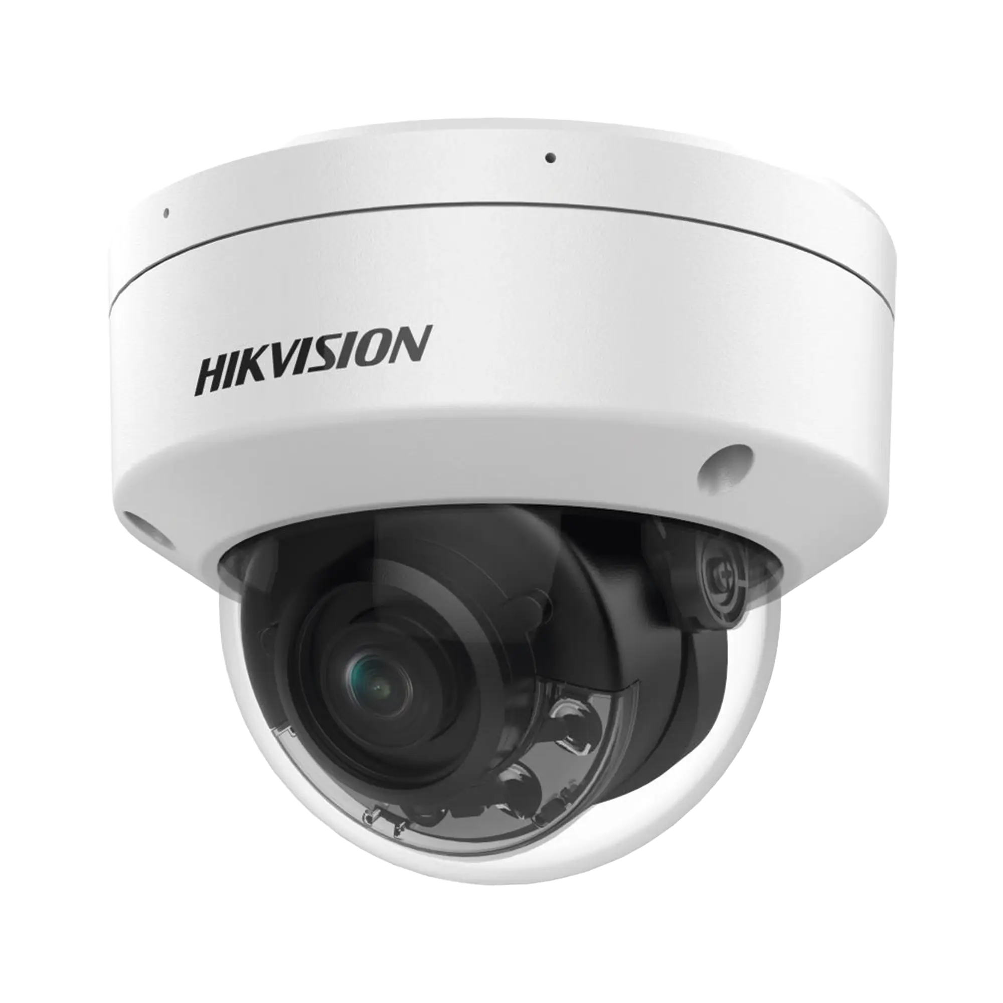 [Dual Light + ColorVu] Domo IP 8 Megapixel / Lente 2.8 mm / 30 mts IR + 30 mts Luz Blanca /  Microfono Integrado / E-S de Audio / Exterior IP67 /   WDR 130 dB / Videoanaliticos (Filtro de Falsas Alarmas) / Captura Facial / ACUSEARCH