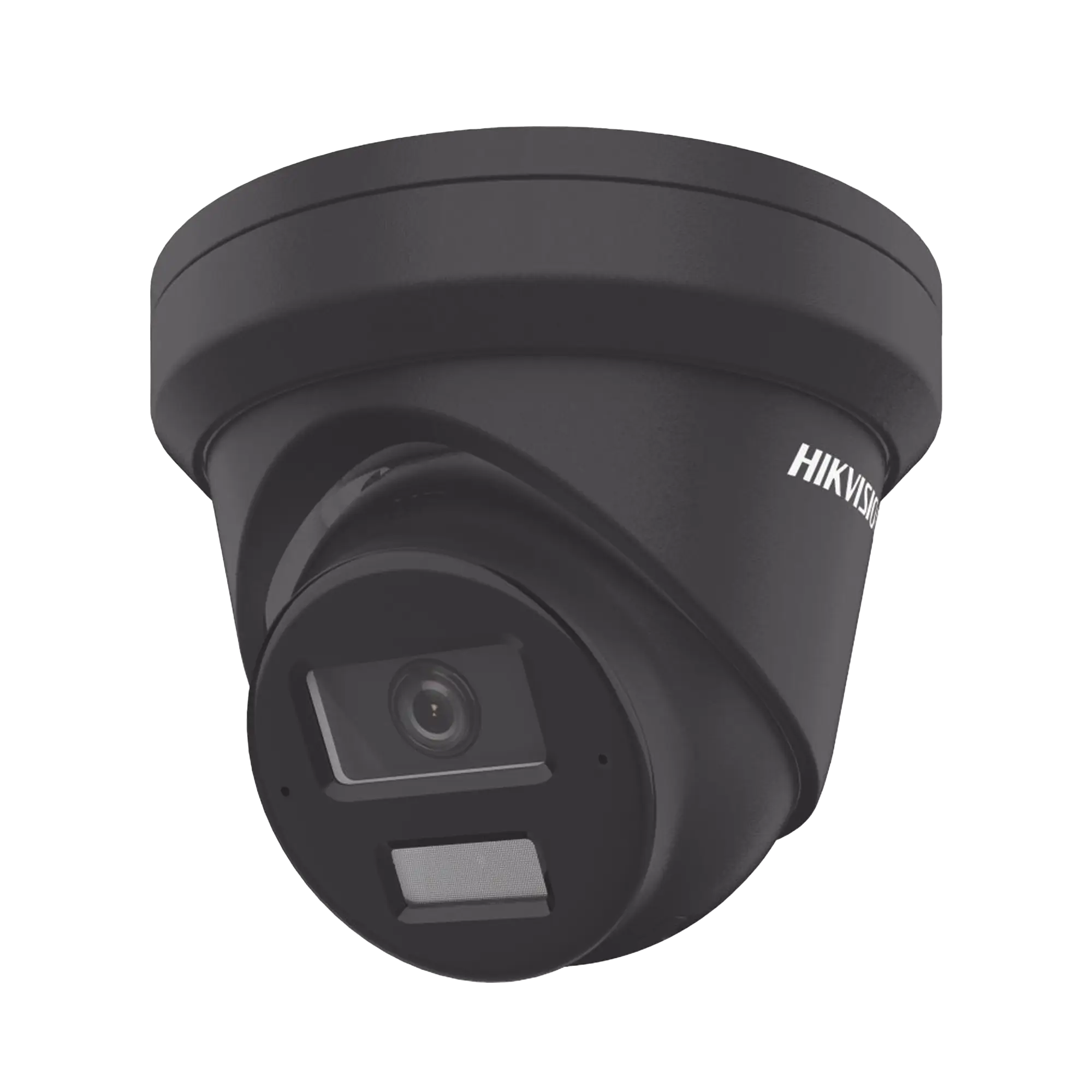[Dual Light + 2 Micrófonos de Doble Matriz] Turret IP 4 Megapixel / Color Negro / Lente 2.8 mm / 30 mts Luz Blanca + 30 mts IR / ACUSENSE / Exterior IP67 / WDR 120 dB / PoE / ONVIF / Micro SD / Metal / ACUSEARCH