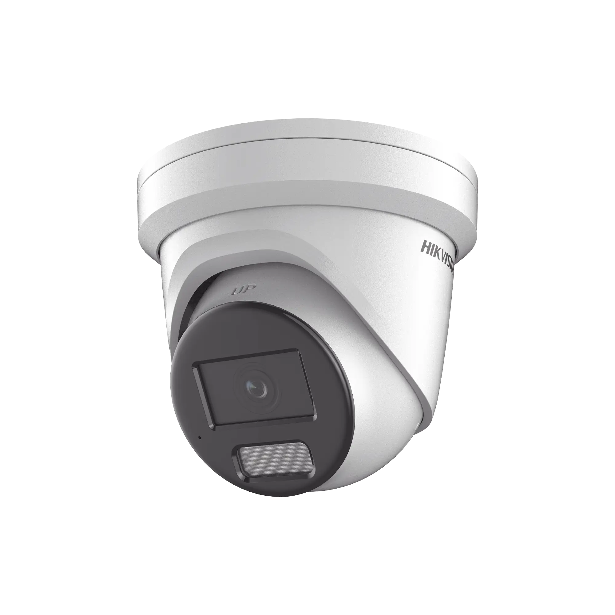 [Dual Light + ColorVu] Turret IP 4 Megapixel / Lente 2.8 mm / 40 mts IR + 40 mts Luz Blanca /  Microfono Integrado  / Exterior IP67 /   WDR 130 dB / ACUSENSE / Captura Facial / ACUSEARCH
