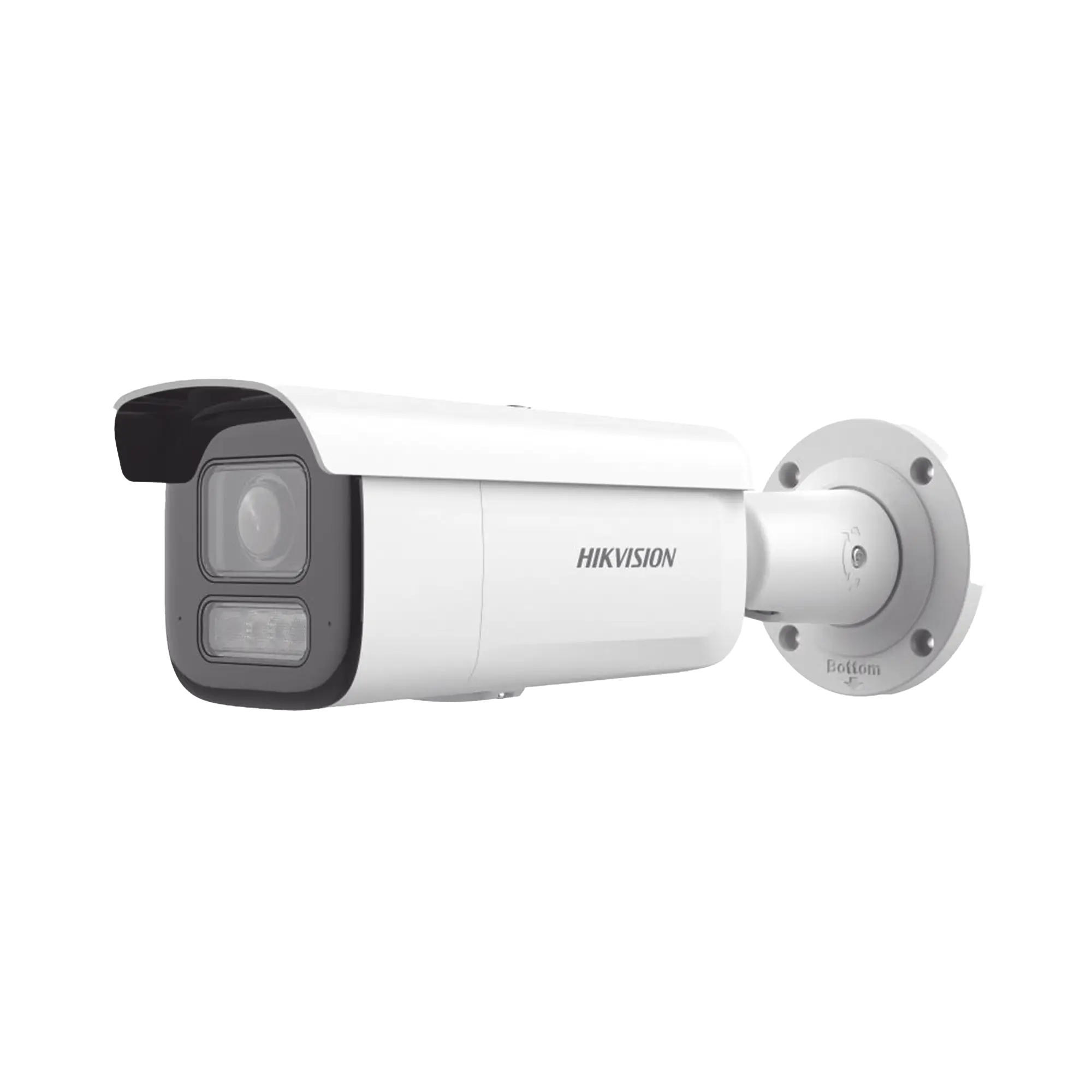 [Dual Light + 2 Micrófonos Integrados] Bala IP 4 Megapixel / Lente Mot. 2.8 a 12 mm / 60 mts Luz Blanca + 60 mts IR / ACUSENSE / Exterior IP67 / IK10 / WDR 120 dB / PoE+ / ONVIF / Alarmas I/O / Micro SD / Metal / ACUSEARCH