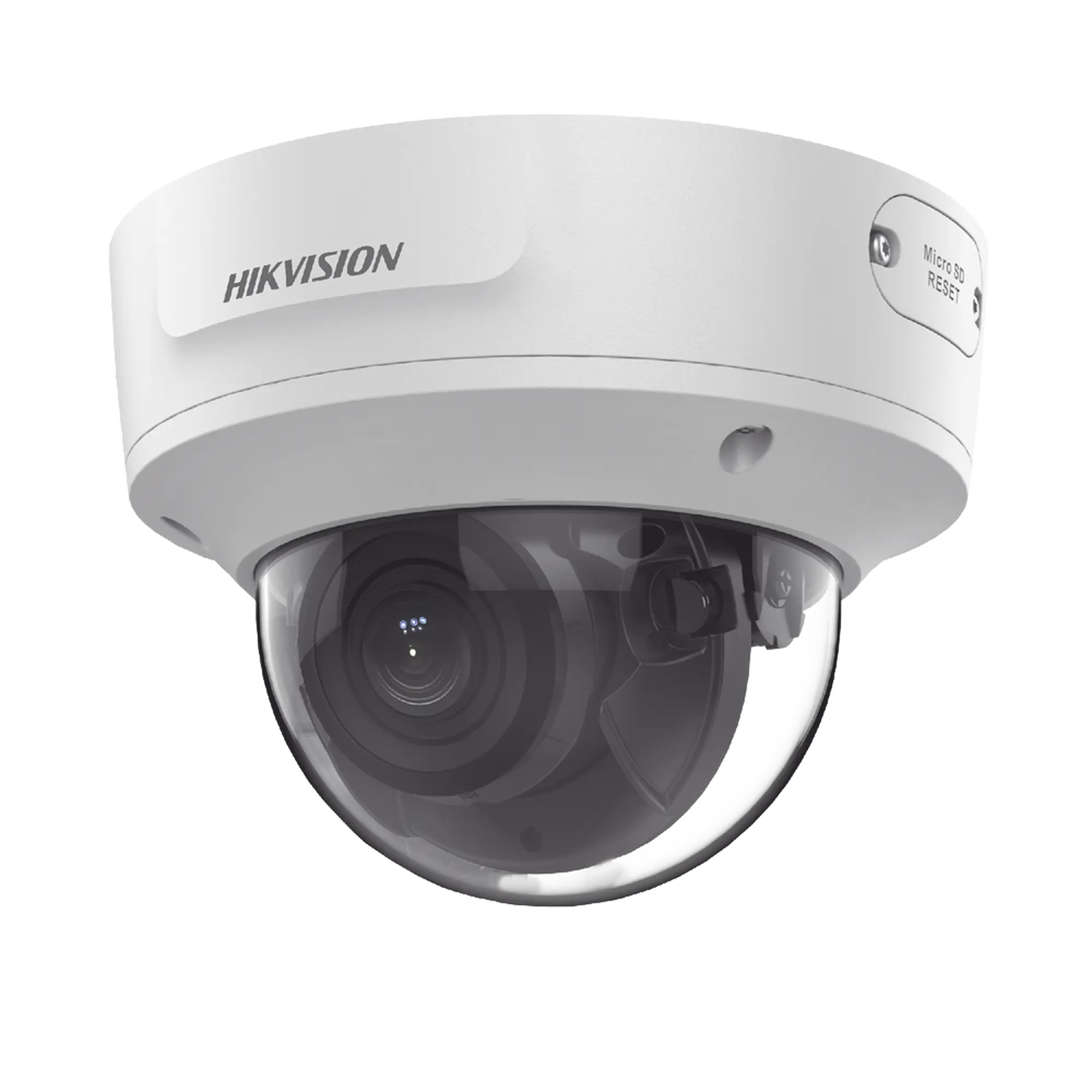 Domo IP 2 Megapixel / Lente Mot. 2.8 a 12 mm / 40 mts IR EXIR /Exterior IP67 / IK10 / WDR 120 dB / PoE / ACUSENSE (Evita Falsas Alarmas) / Entrada y Salida de Audio y Alarma / MicroSD / ONVIF / ACUSEARCH