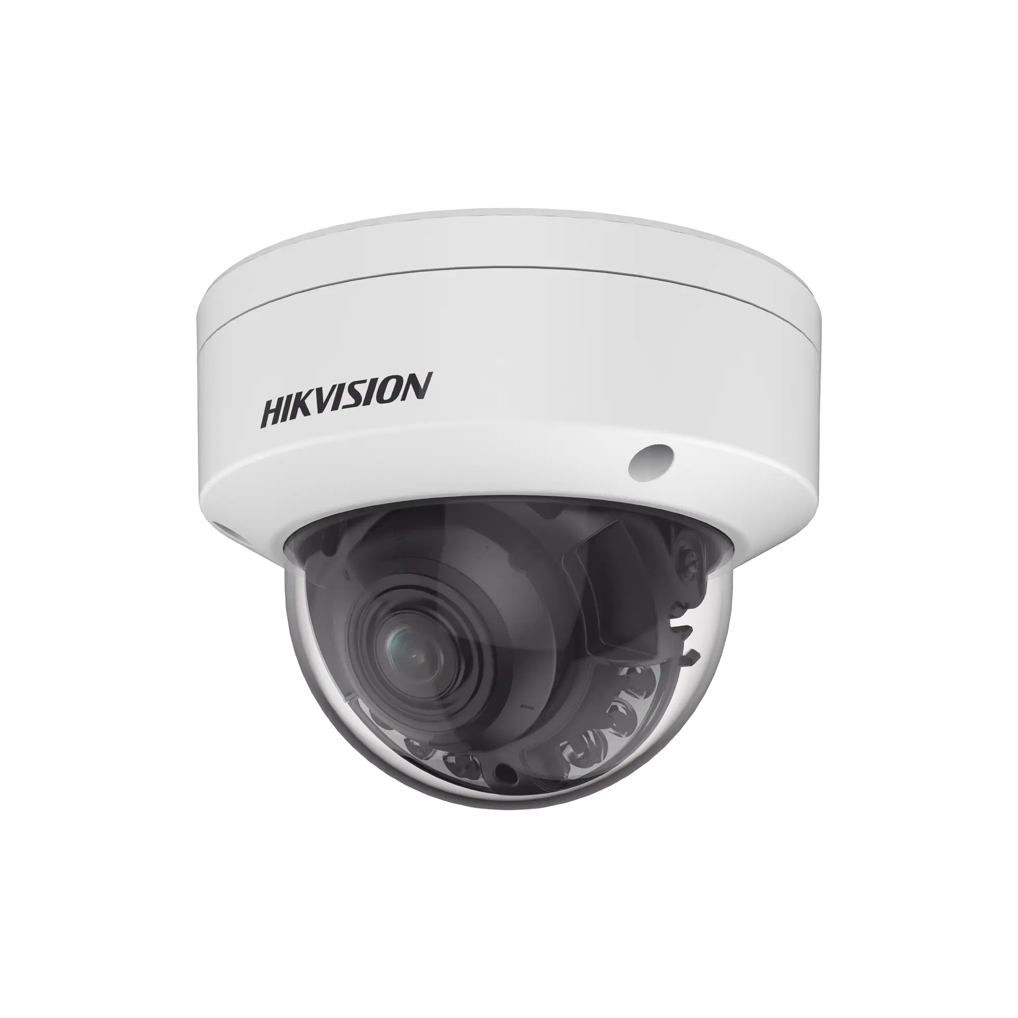 [Dual Light + ColorVu] Domo IP 4 Megapixel / Lente 3.6 – 9 mm / 40 mts IR + 40 mts Luz Blanca / WDR 130 dB / Exterior IP67 / IK10 / Captura Facial / ACUSENSE / MicroSD