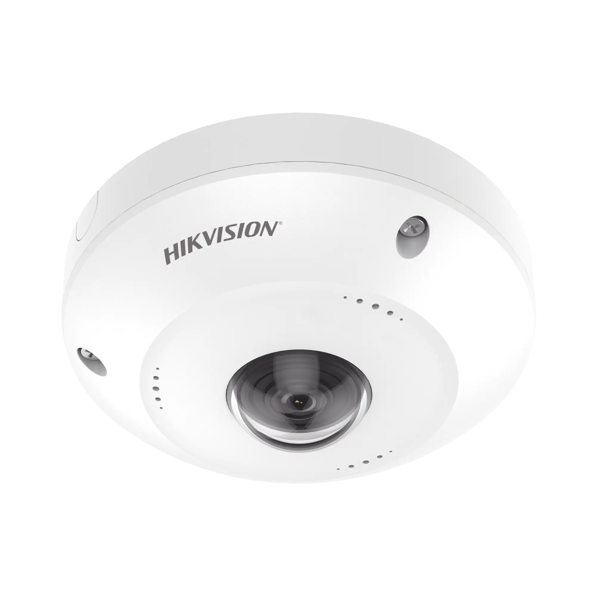 Fisheye IP 4 Megapixel / Panorámica 180° – 360° / Exterior IP67 / IK10 / PoE / Múltiples Vistas por iVMS-4200