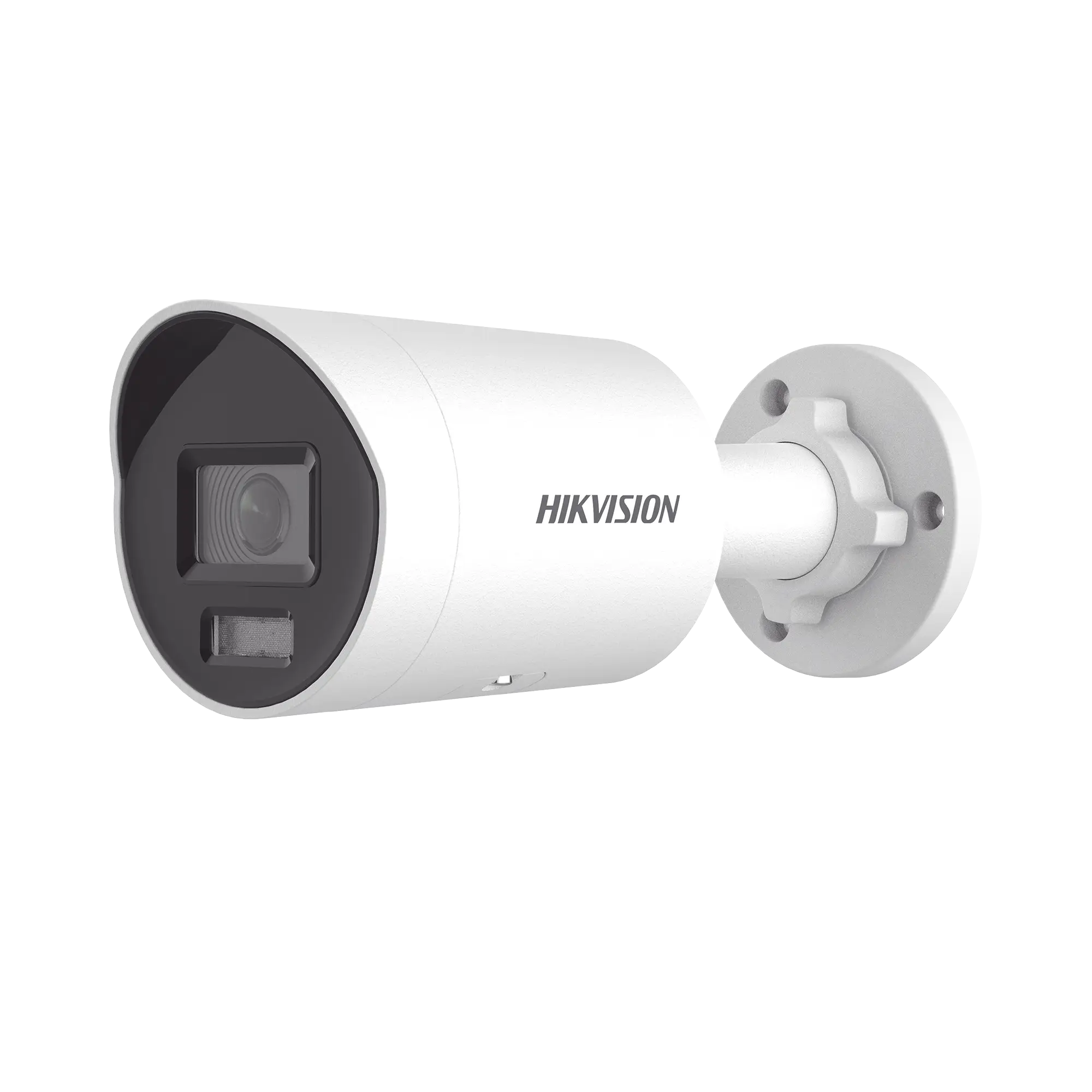 Bala IP 4 Megapixel / Lente 2.8 mm /  Dual Light (40 mts IR + 40 mts Luz Blanca) / Darkfighter S / Microfono Integrado /  Exterior IP67 / WDR 130 dB / 4 Analíticos: AcuSense, Deteccion Facial, Conteo de Personas por Cruce y Zona
