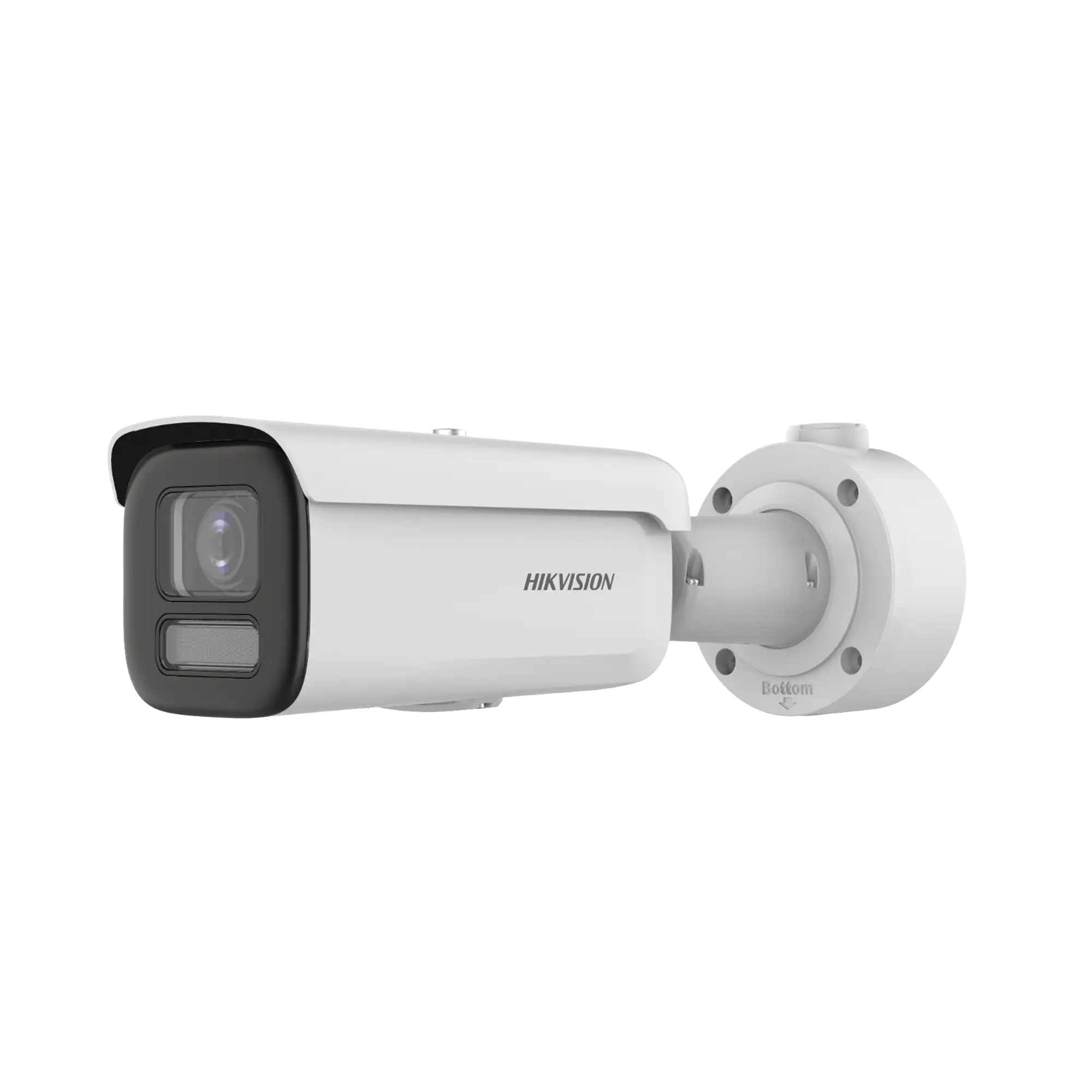 Bala IP 4 Megapixel / Imagen a Color 24/7 / Lente 2.8 – 12 mm / Luz Blanca 60m / WDR 130dB / Exterior IP67 / IK10 / Captura Facial / Videoanaliticos / AcuSense
