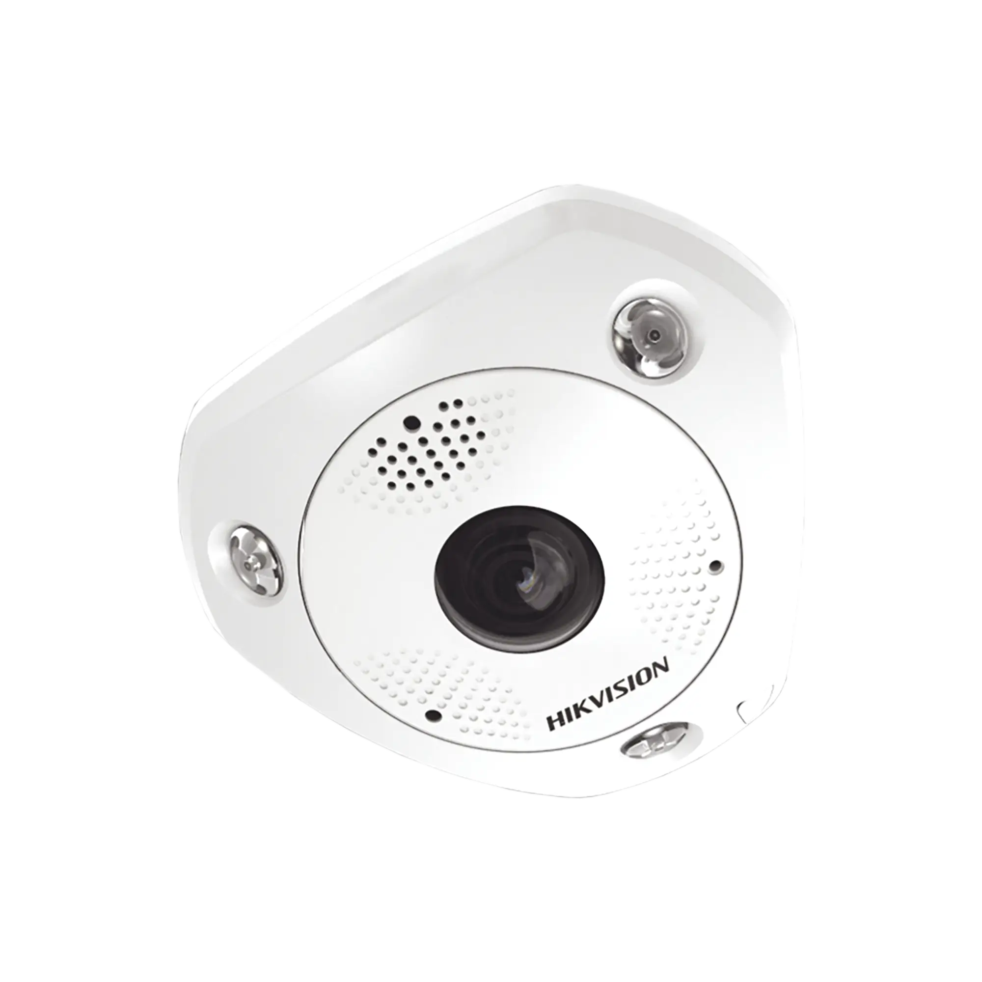 Fisheye IP 12 Megapixel / 180° – 360° / DEWARPING / Exterior IP67 / IK10 / 15 mts IR / Entrada y Salida de Audio y Alarma / Múltiples Vistas / Micrófono Integrado / microSD