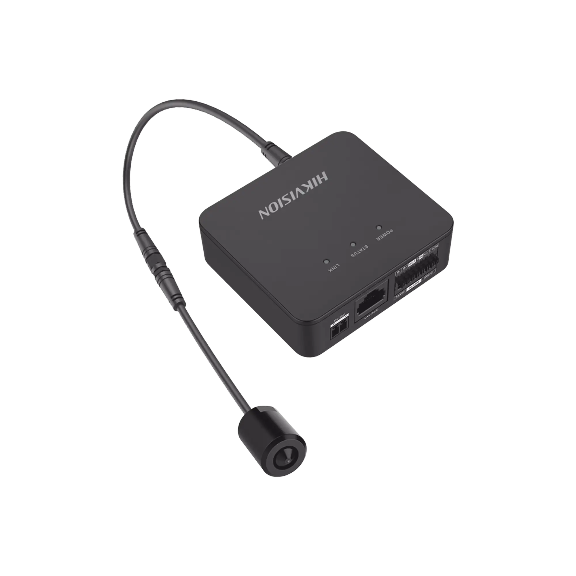 Pinhole IP 2 Megapixel / Lente 3.7 mm / 2 Mts Cable / PoE / Ideal para Cajeros Automáticos (ATM) / WDR / Micro SD / Cámara Tipo Cilindro