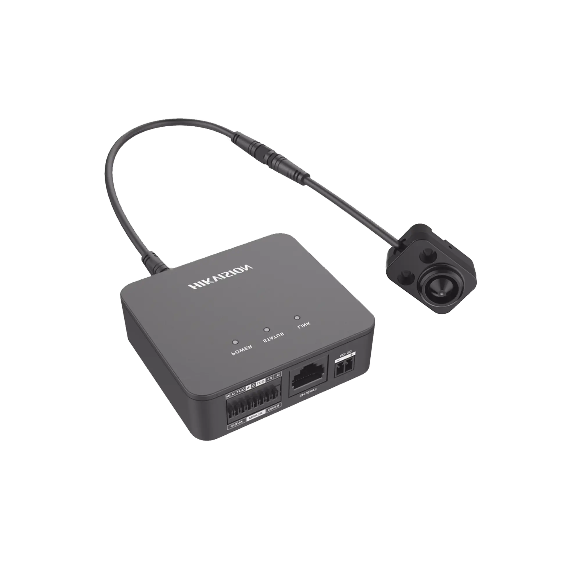 Pinhole IP 2 Megapixel / Lente 3.7 mm / 2 Mts Cable / PoE / Ideal para Cajeros Automáticos (ATM) / WDR / Micro SD / Cámara Tipo Block