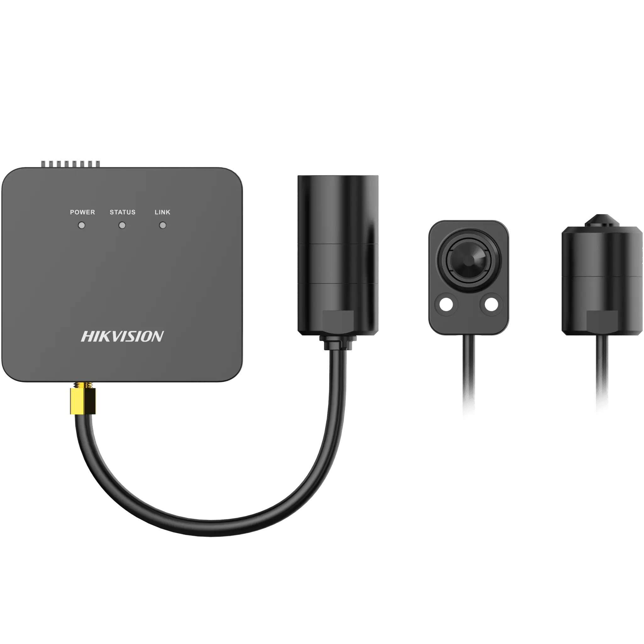 Pinhole IP 2 Megapixel / Lente 2.8 mm / 2 Mts Cable / PoE / Ideal para Cajeros Automáticos (ATM) / WDR / Micro SD / Cámara Tipo Block