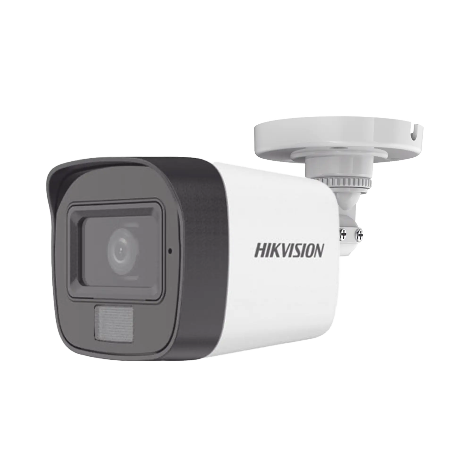 [Dual Light + ColorVu] Bala TURBOHD 2 Megapixel (1080p) / Lente 2.8 mm / 30 mts IR EXIR + 20 mts Luz Blanca / Micrófono Integrado / Gran Angular 101° / Exterior IP67 / 4 Tecnologías