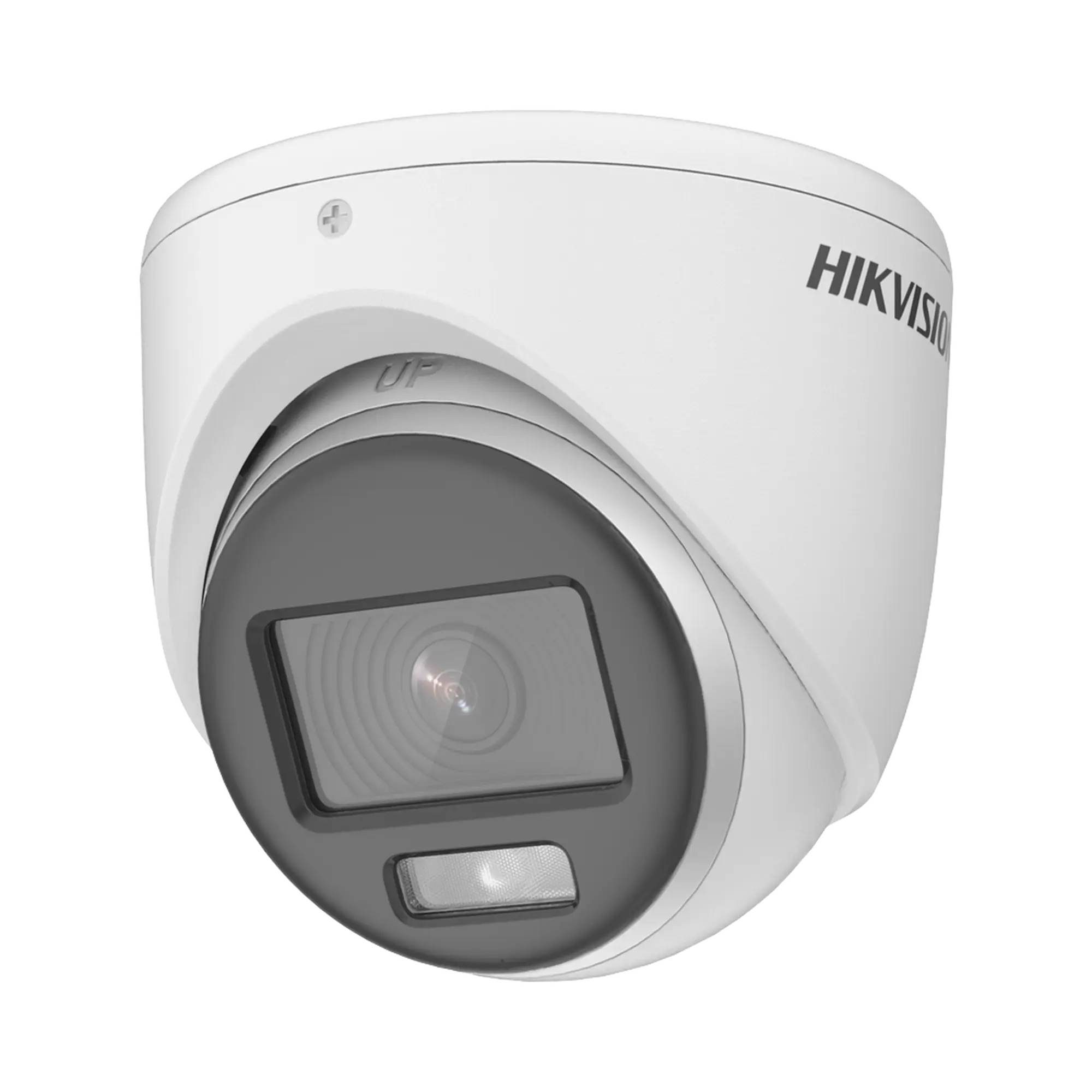 [Dual Light + ColorVu] Turret TURBOHD 2 Megapixel (1080p) / Lente 2.8 mm / 20 mts IR + 20 mts Luz Blanca / Gran Angular 105° / Exterior IP67 / Micrófono Integrado / dWDR / 4 Tecnologías / Metal