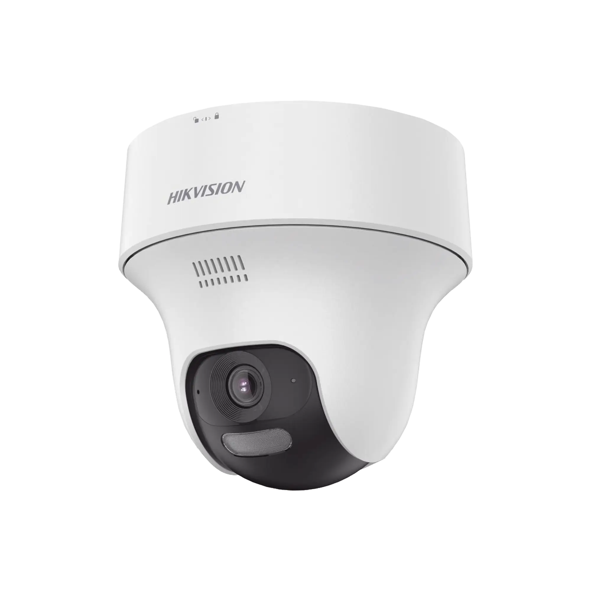 Turret PT IP 2 Megapixel / Lente 2.8 mm / Dual Light (20 mts IR + 15 mts Luz Blanca) / Wi-Fi / IP54 / dWDR / H.265 / Audio Bidireccional (Micrófono y Bocina) / Micro SD