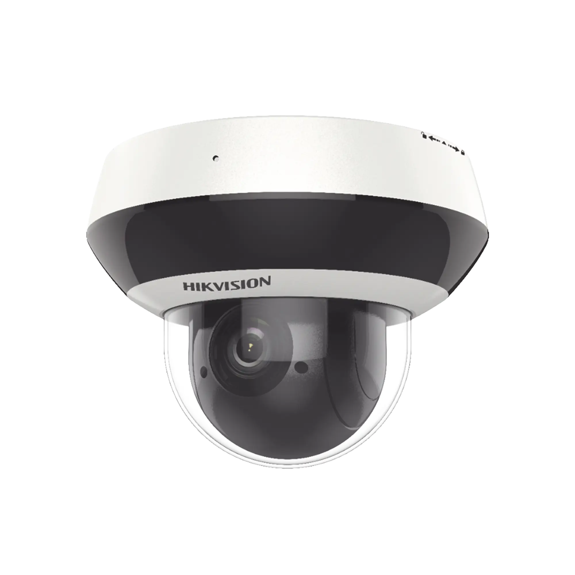 Mini Domo PTZ IP 2 Megapixel / 4X Zoom / H.265+ / 20 mts IR EXIR / WDR / PoE / IK10 / Exterior IP66 / Ultra Baja Iluminación / Micrófono Integrado / PoE / microSD