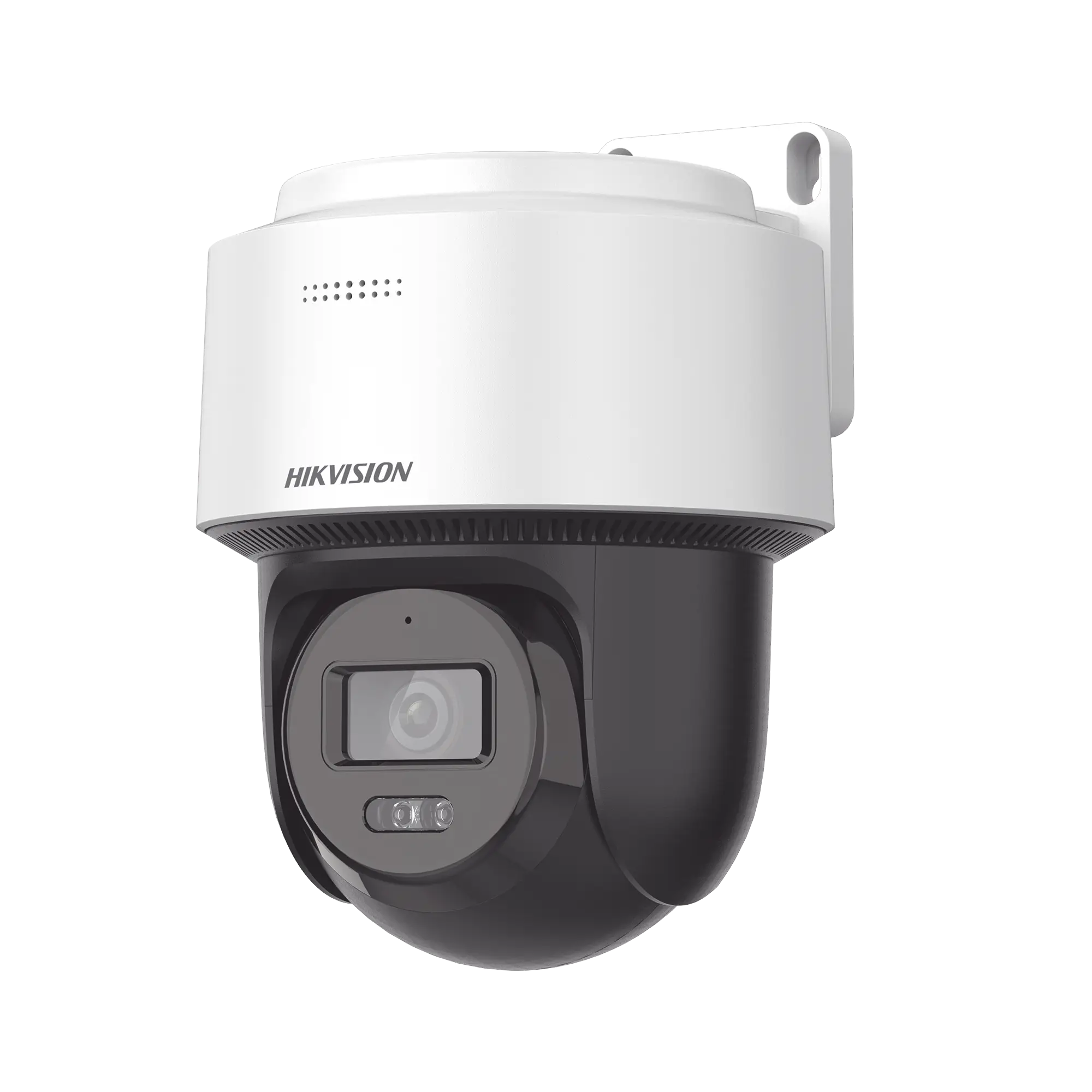 [FlexVu]  Domo PT IP 4 Megapixel / Lente 4 mm  / Dual Light (30 mts IR + 30 mts Luz Blanca)  / Autoseguimiento en Humanos / PoE / IP66 / Micrófono y Bocina Integrado (Audio de Dos Vías) / Micro SD / Incluye Montaje de Pared o Techo /