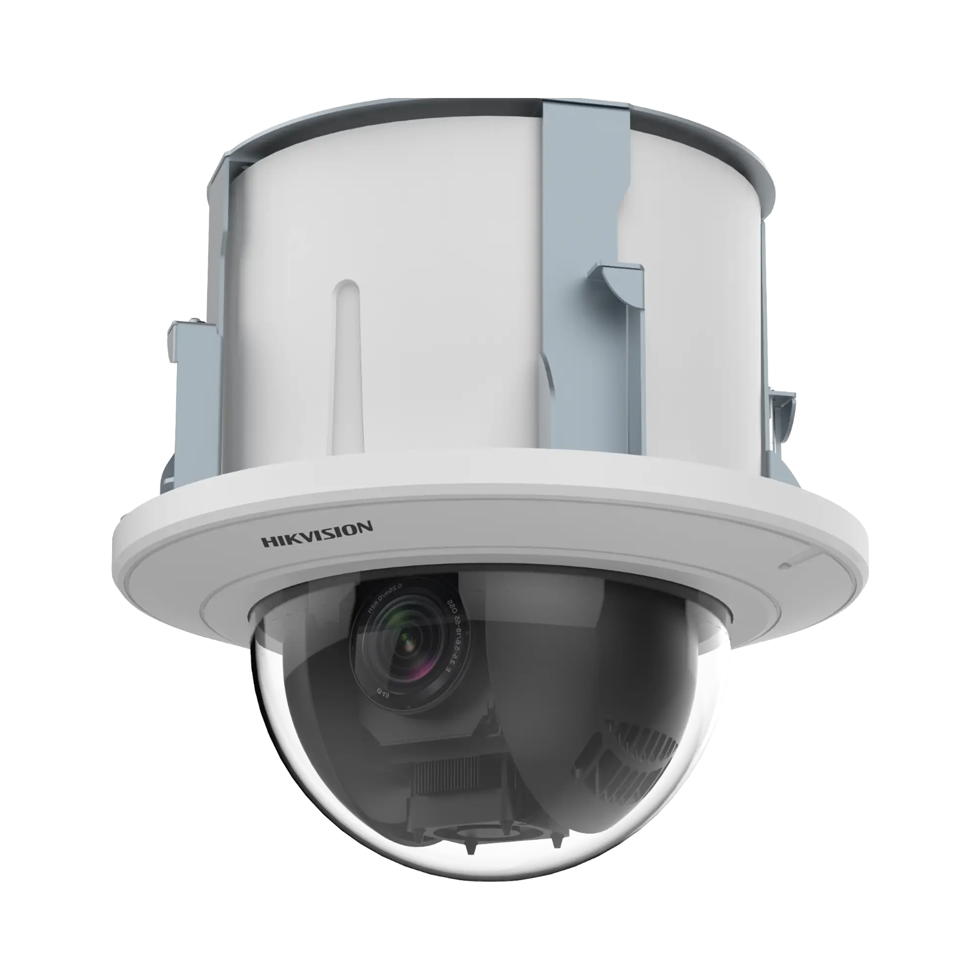 PTZ IP 2 Megapixel / 25X Zoom / Uso en Plafon / ACUSENSE / DARKFIGHTER / IK10 / Entrada y Salida de Audio y Alarmas / WDR 120 dB / HLC / EIS / PoE+ / Metal / microSD