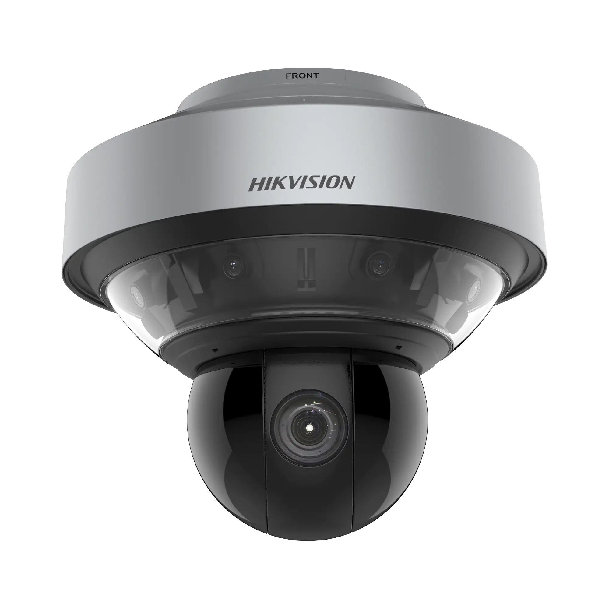 PanoVu Series / 1 PTZ 40X Zoom (4 Megapixel) + 8 Lentes 2.8 mm (360° / 32 Megapixel) / Posicionamiento 3D / Autoseguimiento 3.0 / Deep Learning / IP67 / IK10 / WDR 120 dB / Micro SD