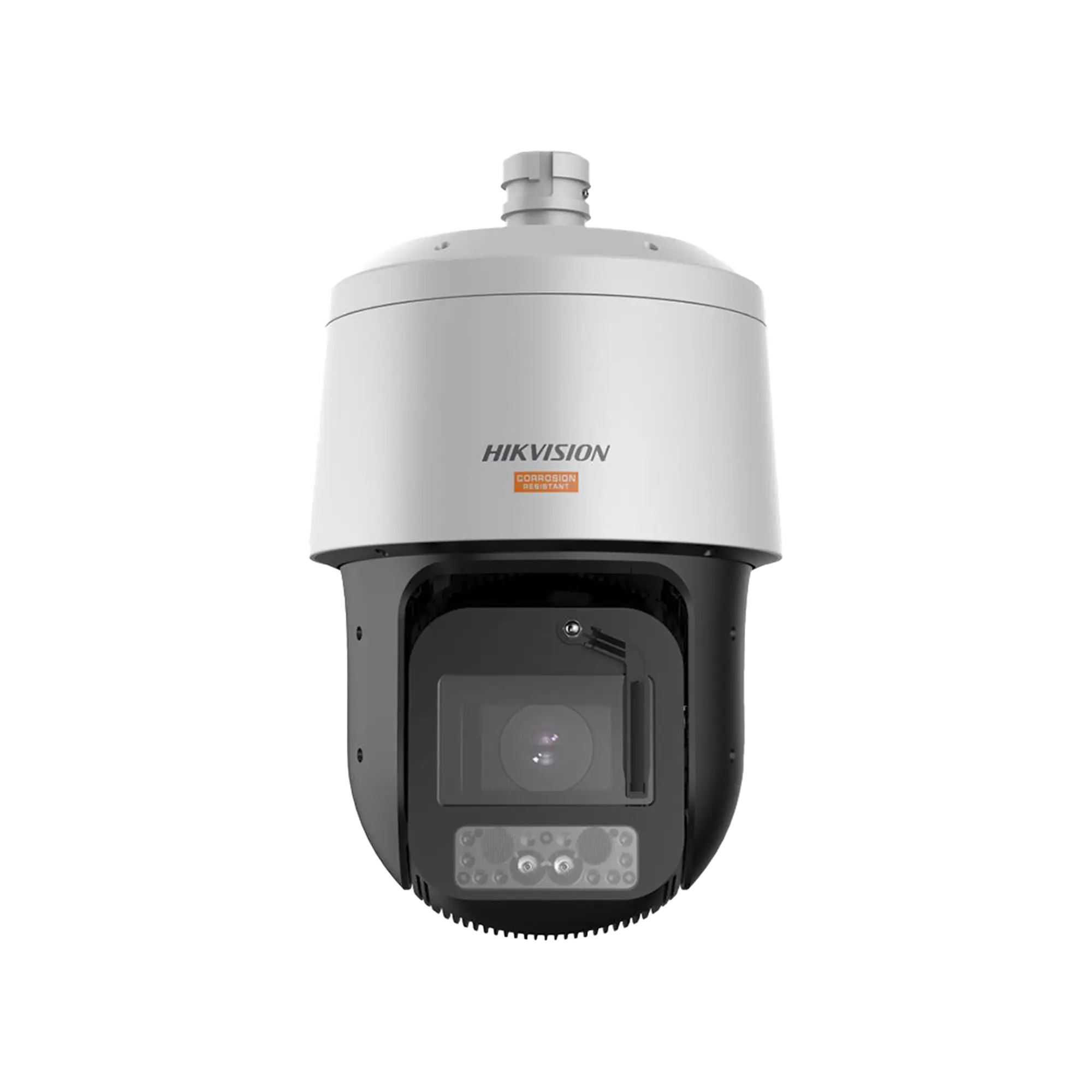 PTZ IP 4 Megapixel / 42X Zoom / Dual Light (500 mts IR / 100 mts Luz Blanca) / Polimero Anticorrosivo (Ideal para Zonas Costeras o Alta Salinidad) / AutoSeguimiento / DARKFIGHTER / EIS / Exterior IP67 / NEMA 4X / C5 / Wiper