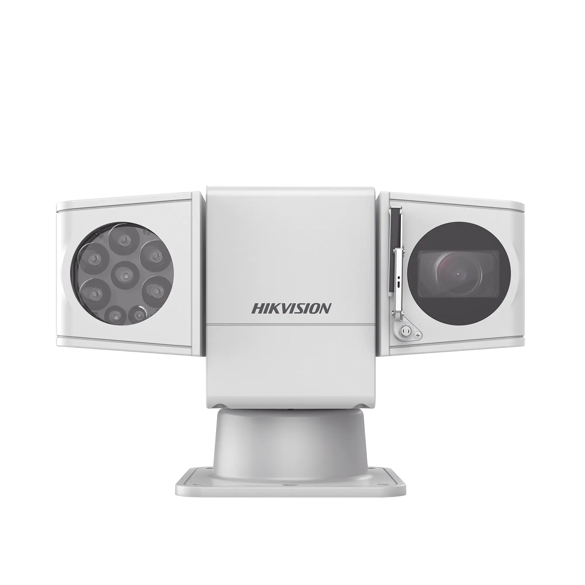 Punta de Poste IP PTZ 2 Megapixel / 25X Zoom / 250 mts IR / 3D-DNR / / Alarmas y Audio I/O / EIS / Hi-PoE / IP66 / Micro SD / 24 VCA