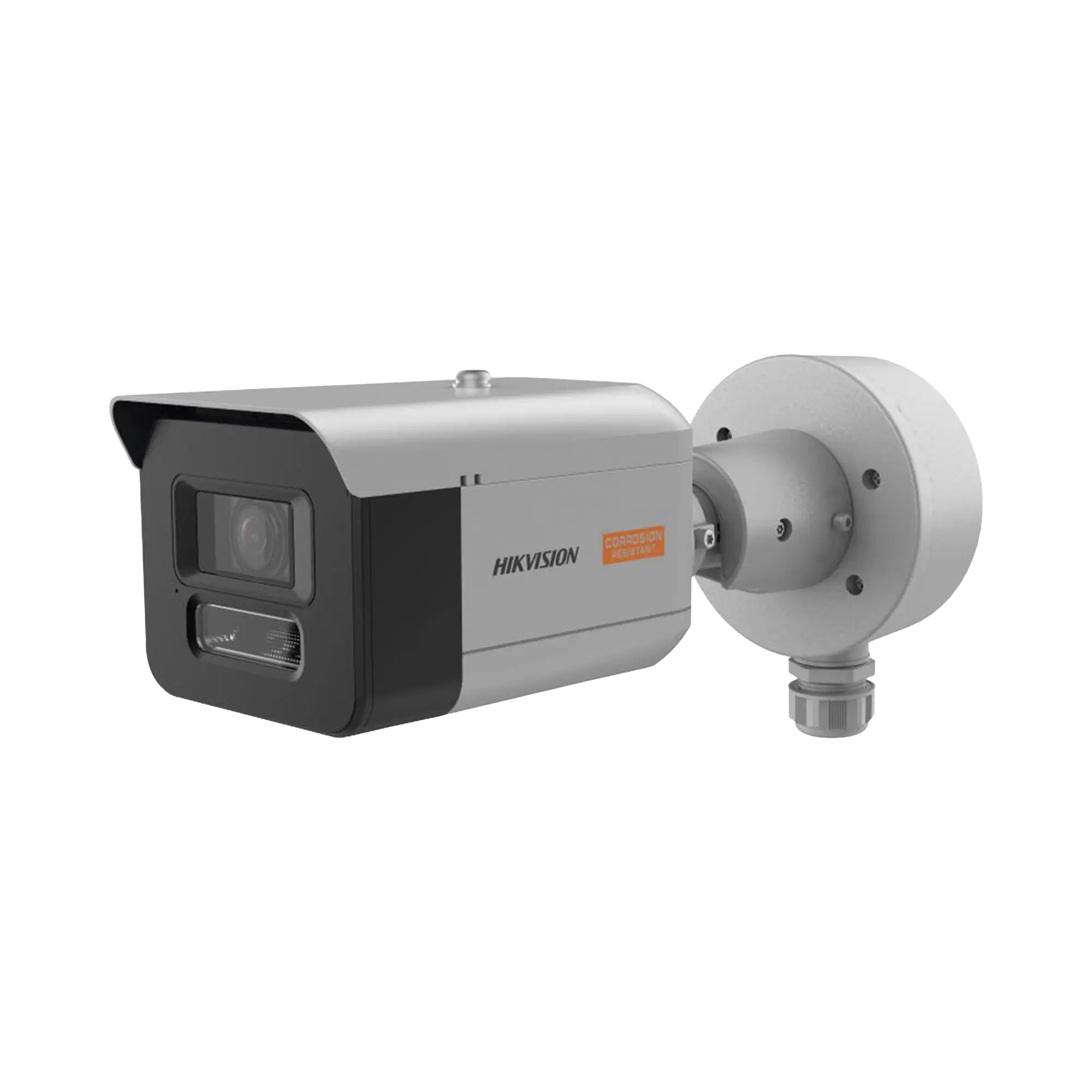 Bala IP 4 Megapixel / Lente Mot. 7 a 35 mm / Polimero Anticorrosivo (Ideal para Zonas Costeras o Alta Salinidad) / ColorVu / Dual Light (50 mts IR + 50 mts Luz Blanca) / WDR 130 dB / Exterior IP68 / IK10 / ONVIF