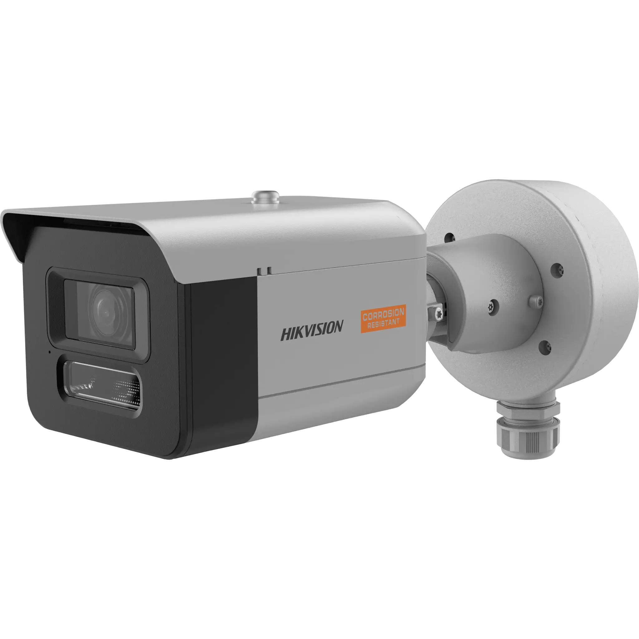 Bala IP 8 Megapixel / Lente Mot. 2.7 a 13.5 mm / Polimero Anticorrosivo (Ideal para Zonas Costeras o Alta Salinidad) / ColorVu / Dual Light (50 mts IR + 50 mts Luz Blanca) / WDR 130 dB / Exterior IP68 / IK10