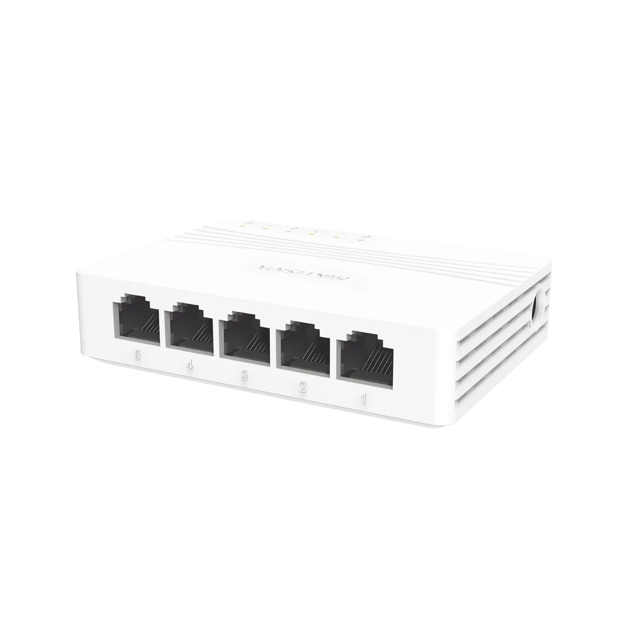 Switch Gigabit No Administrable de Escritorio con 5 puertos 10 / 100 / 1000 Mbps / Diseño Compacto y Estetico