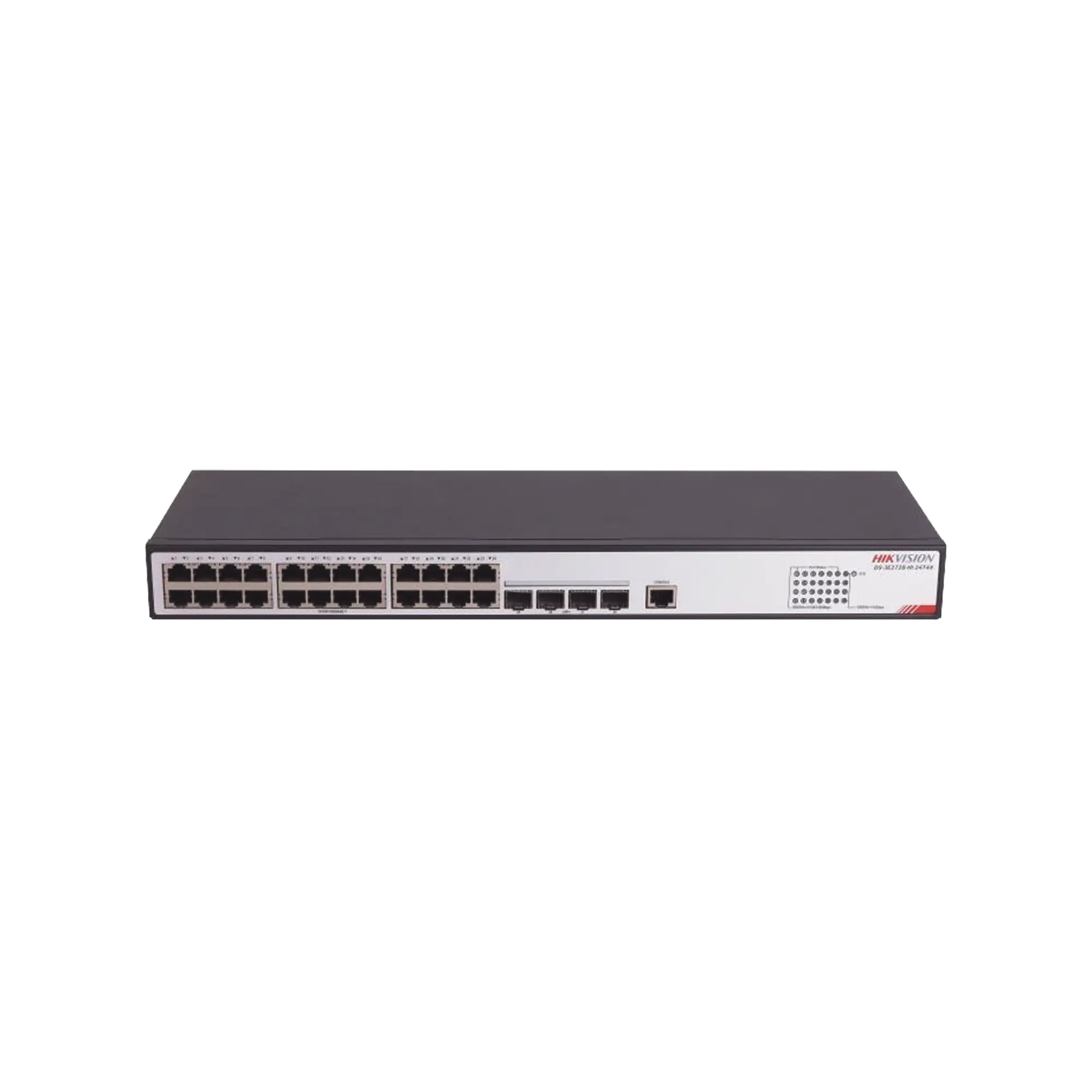 Switch Gigabit / Administrable / 24 Puertos RJ45 GE / 4 Puertos SFP 10G / Soporta IGMP