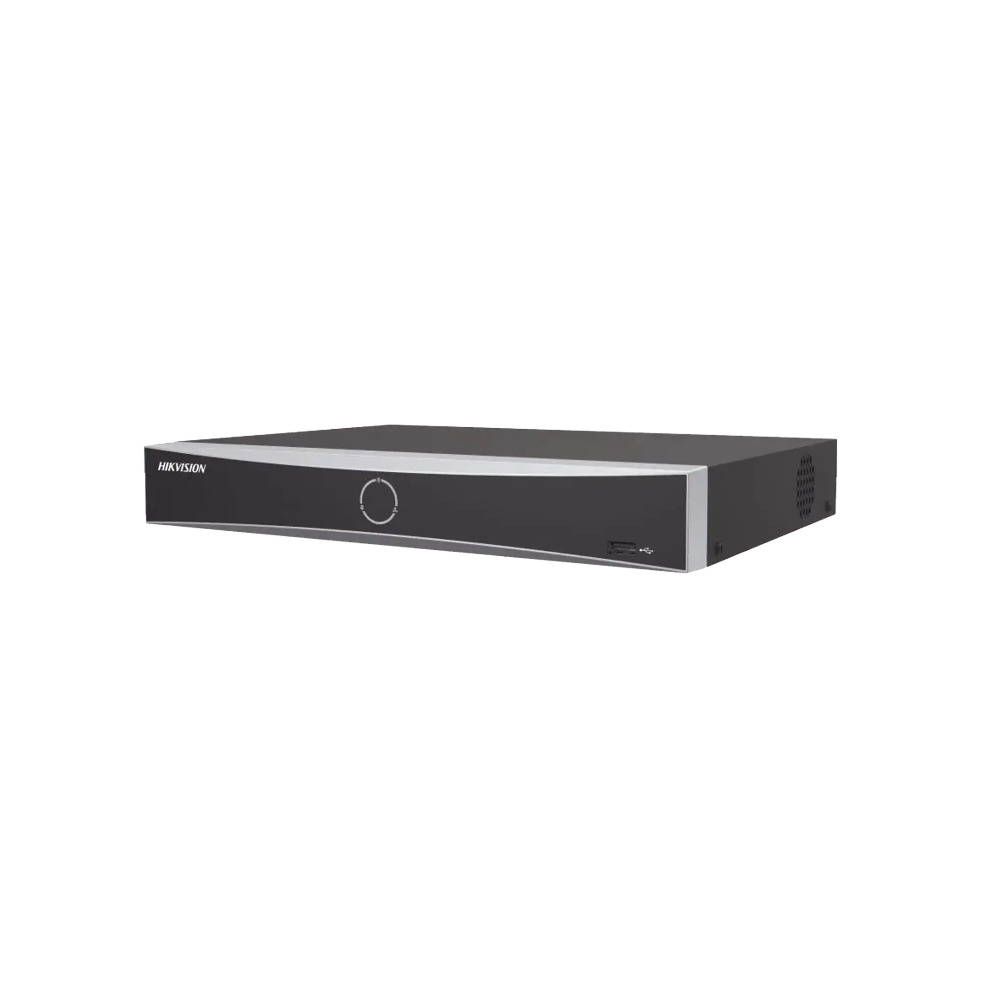 NVR 12 Megapixel (4K) / 16 canales IP / AcuSense (Evita Falsas Alarmas) / Reconocimiento Facial / 1 Bahía de Disco Duro  / HDMI en 4K / Sin Puertos PoE+