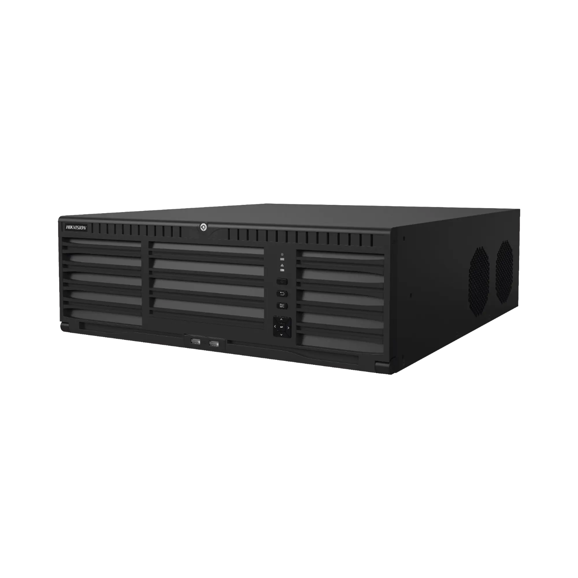 [Doble Poder de Decodificación] NVR 32 Megapixel (8K) / 128 Canales IP / AcuSense / ANPR / Conteo de Personas / 16 Bahías de Disco Duro / 2 Tarjetas de Red / Soporta RAID con Hot Swap / 2 HDMI en 8K / POS / Alarmas I/O  / Smart Search