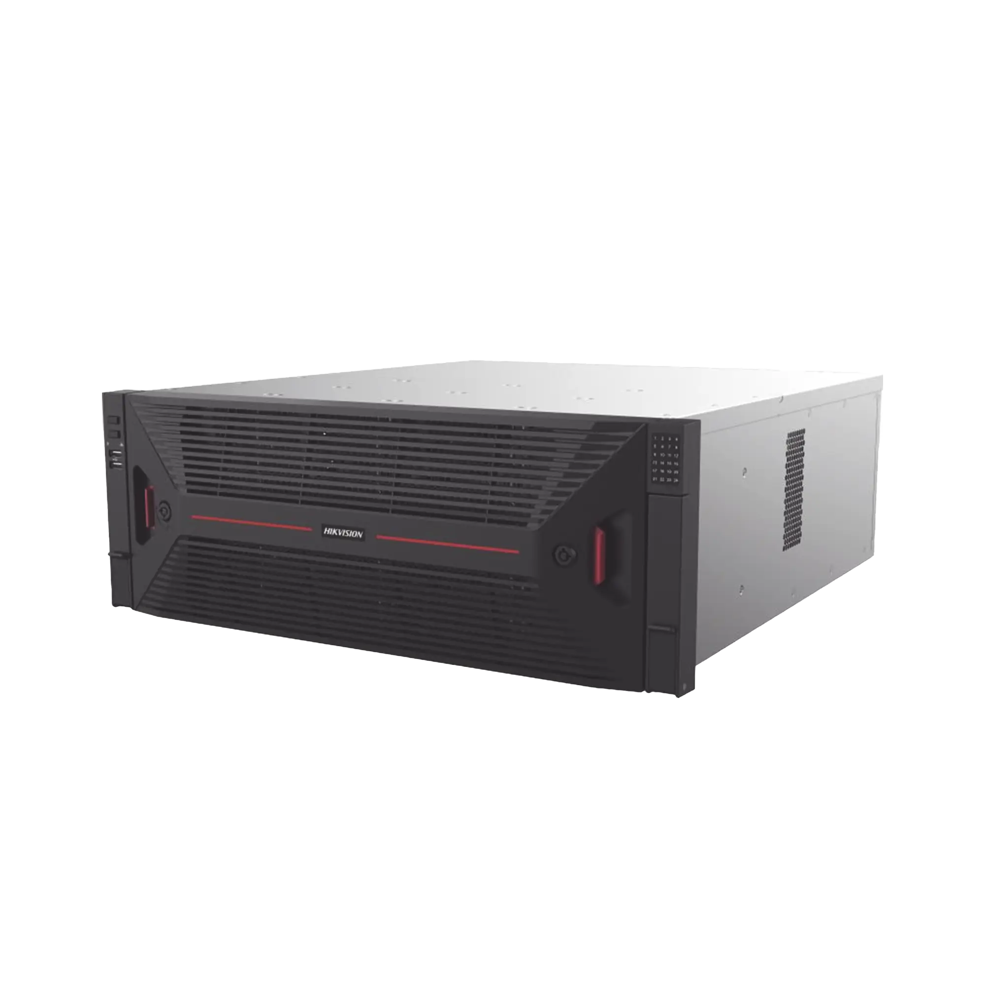 NVR 32 Megapixel (8K) / 256 canales IP / 24 Bahías de Disco Duro / 4 Puertos de Red / Soporta RAID con Hot Swap / Fuente Redundante / NVR de Alto Desempeño