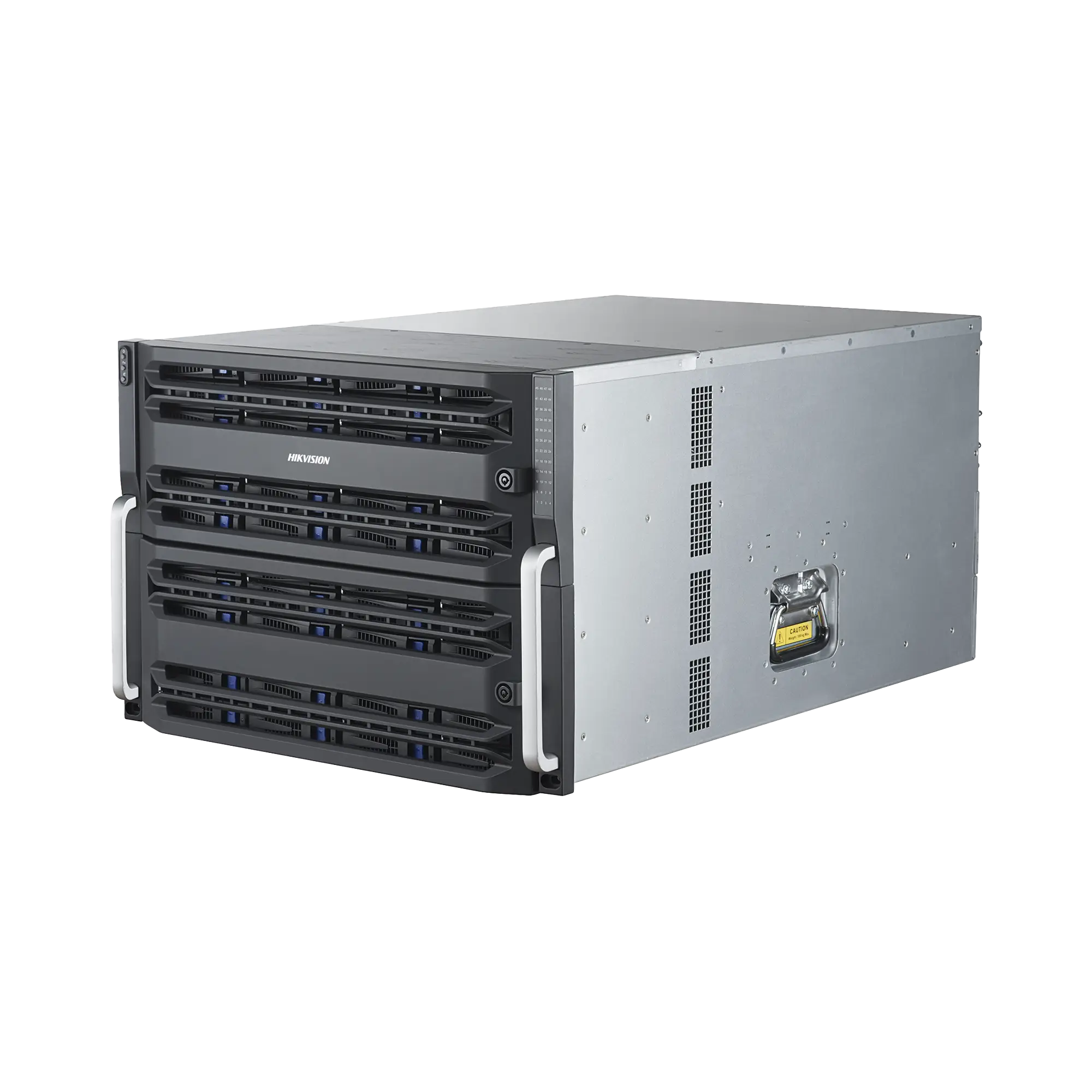 Servidor de Almacenamiento en Red / Soporta 48 Discos Duros (No Incluye Discos) / Soporta Hasta 512 Canales IP / Controlador Simple
