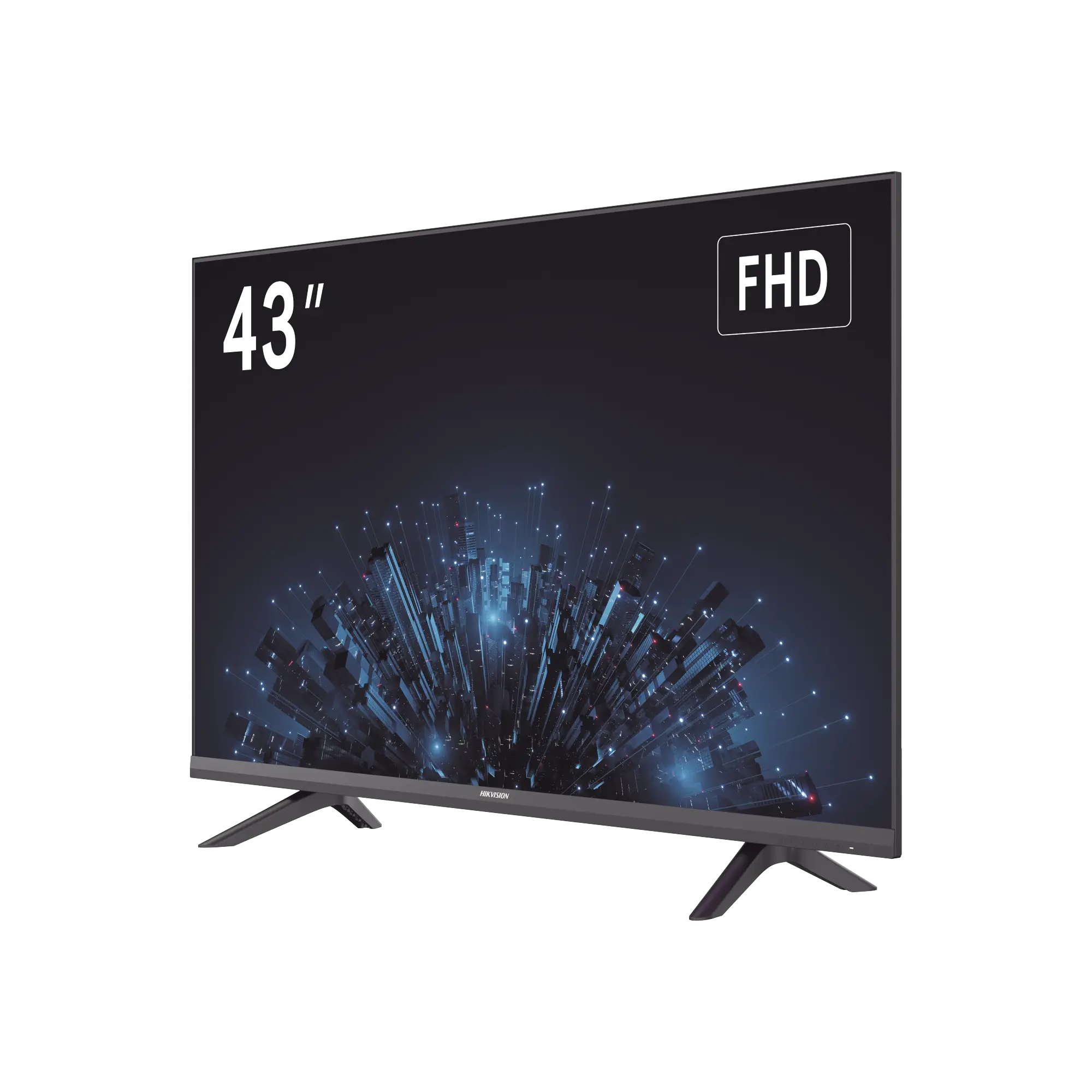 Monitor LED Full HD 43″ / Ideal para Oficina y Hogar / Uso 24-7 / Entrada HDMI/VGA/USB / Compatible con Montaje VESA (200 X 200) / Bocinas Integradas