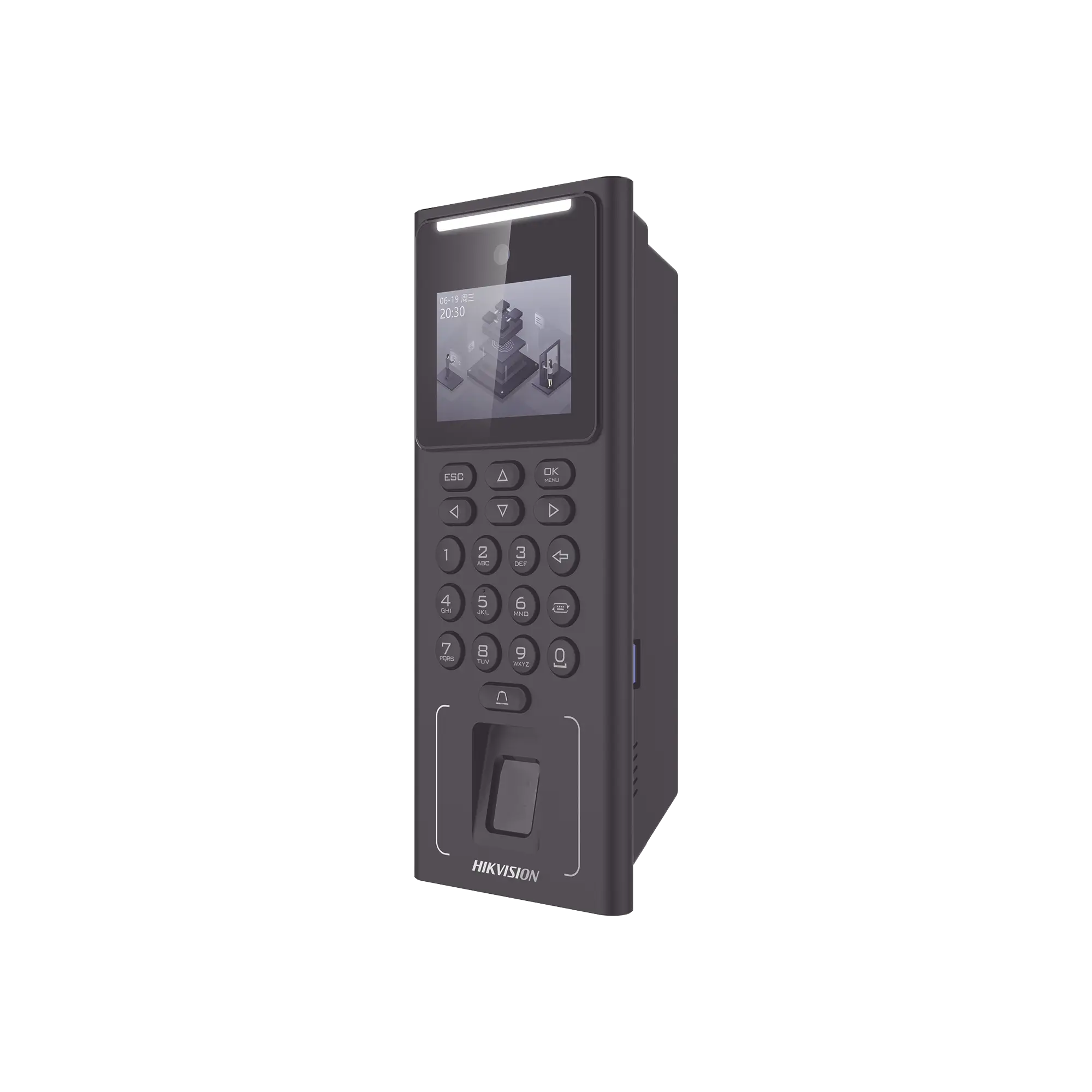 Terminal Facial Min Moe WiFi con Batería de Respaldo / Administrable por Smartphone o Nube / Acceso y Asistencia / 500 Rostros y Lector de Tarjetas PROX EM / 3,000 Huellas / 3,000 Tarjetas