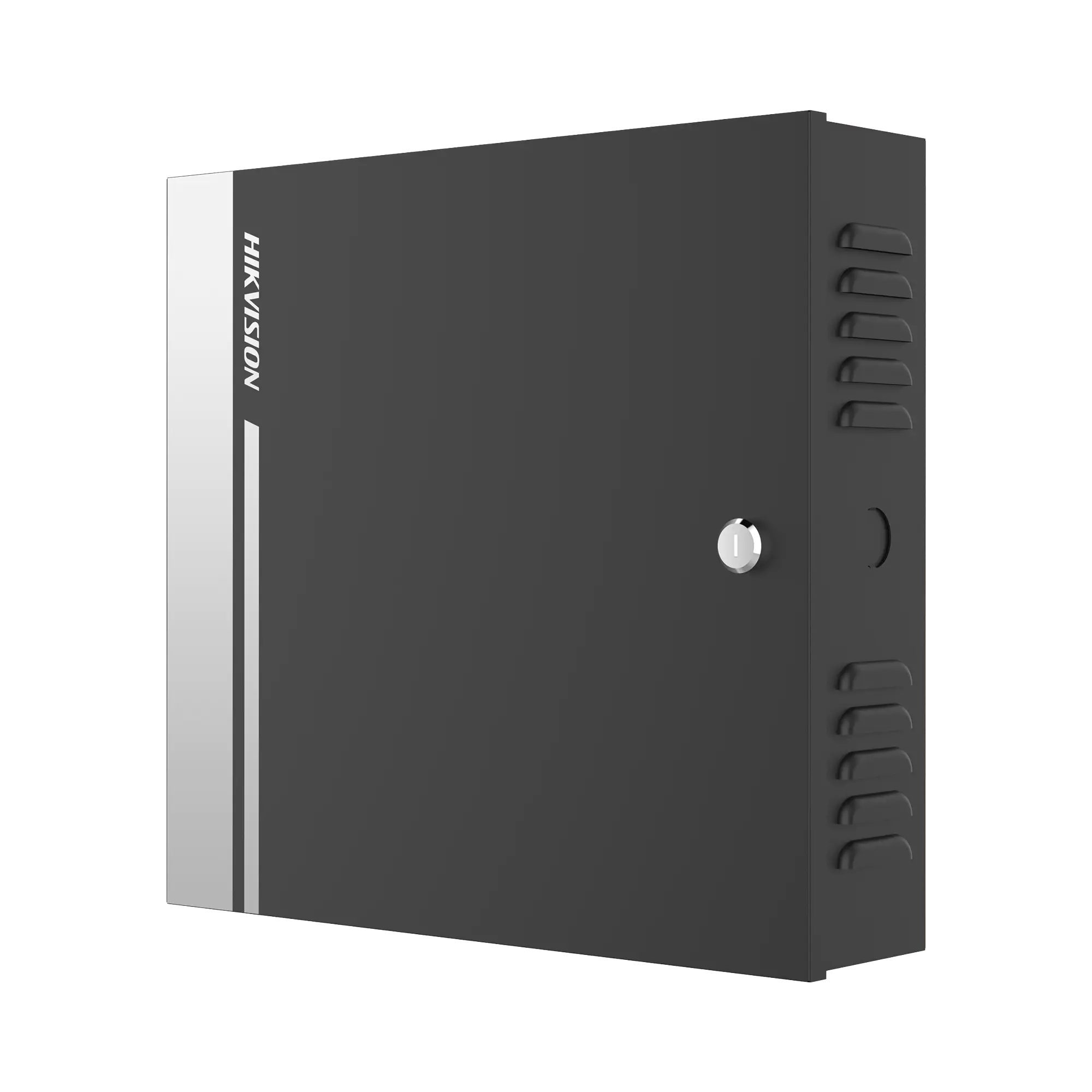 Controlador de Acceso para 4 Puertas y 8 Lectores RS485 o 4 Wiegand / Incluye Gabinete y Fuente de Alimentación 12Vcc/8A / Soporta Batería de Respaldo / Wiegand y RS-485 / 10,000 Tarjetas