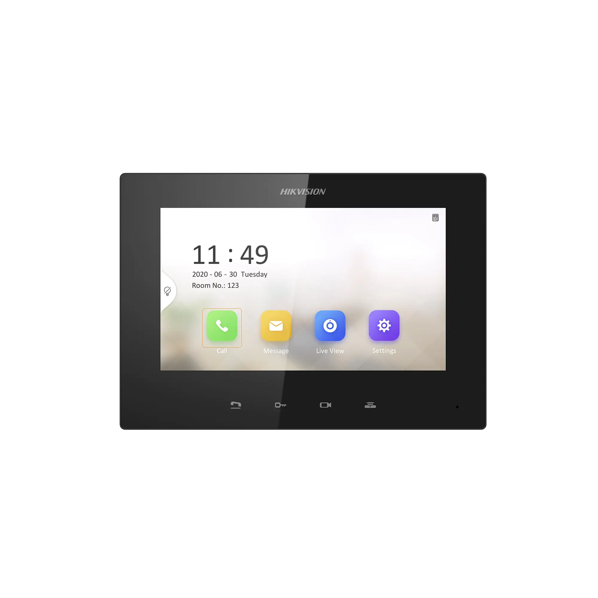 Monitor IP Lite TOUCH 7″ para Videoportero IP / VÃdeo en Vivo / PoE Estándar / Apertura Remota / Llamada Entre Monitores / Audio de dos vÃas