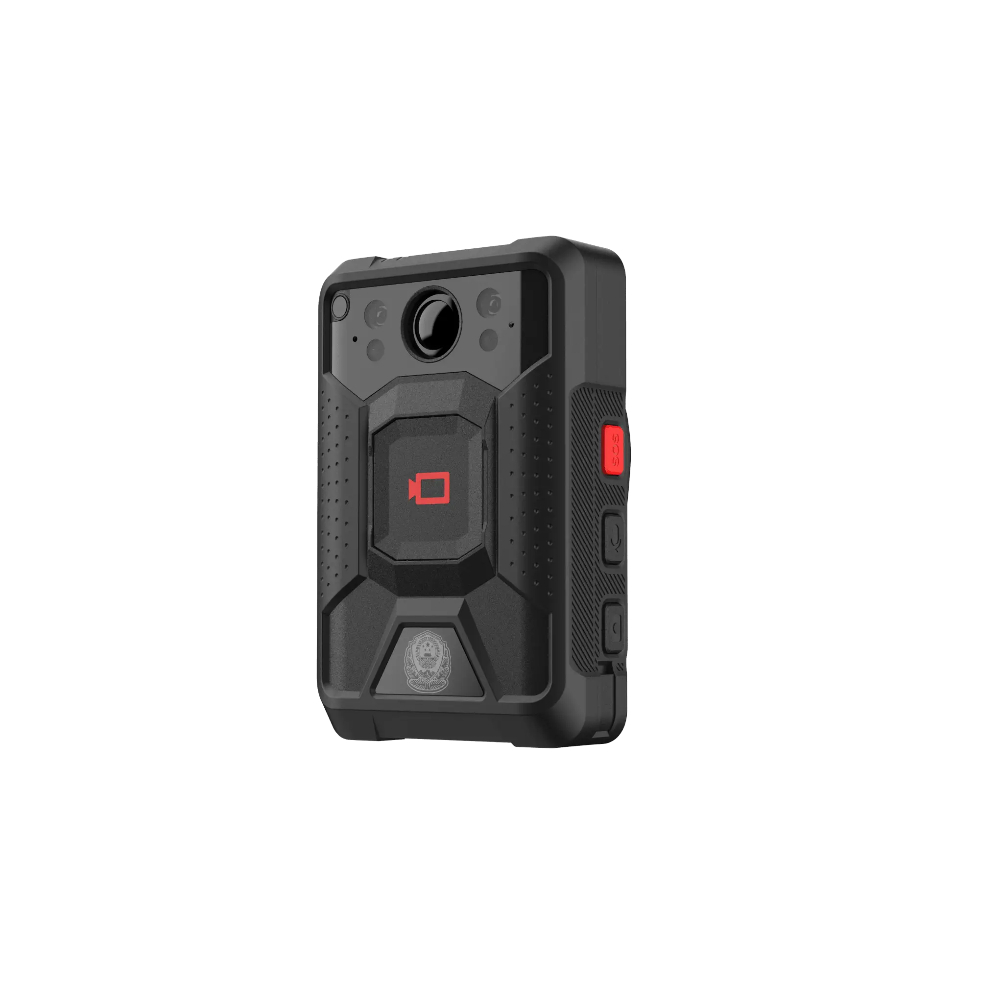Body Camera Portátil / Grabación a 2K / Pantalla 2.4″ LCD / IP68 / H.265 / 32 GB de Almacenamiento / GPS / WIFI / 3G y 4G / Fotos de Hasta 40 Megapixel / Micrófono Integrado