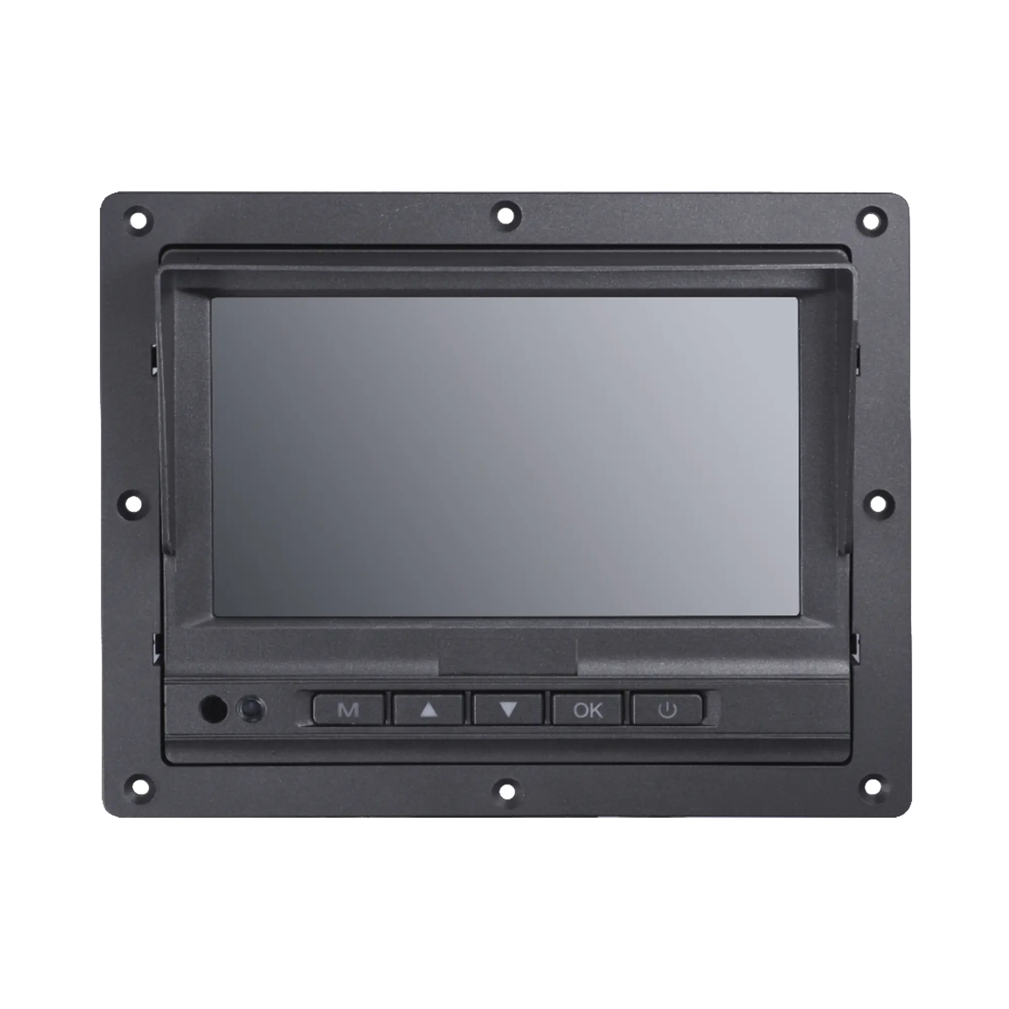 Monitor y Botones de 7″ LCD / Compatible con DVR Móvil HIKVISION / Conector Tipo Aviación